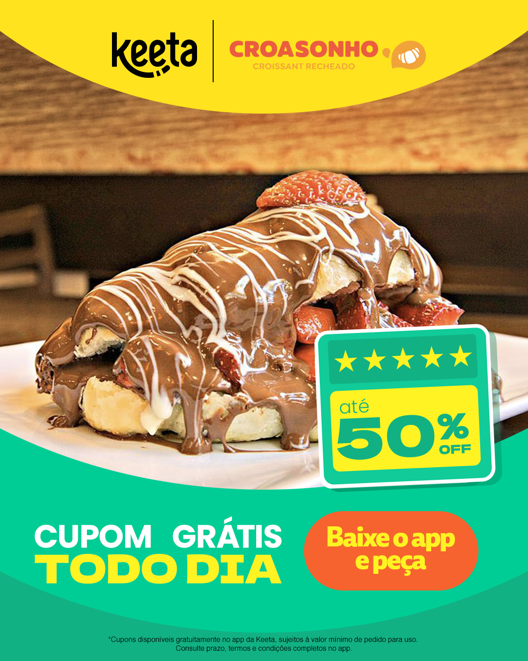 Keeta Brasil Facebook ad