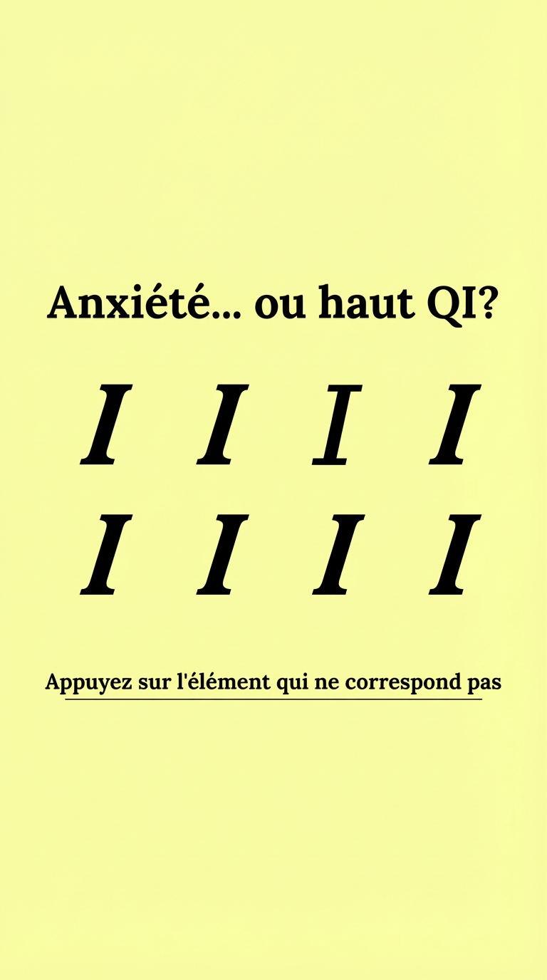 International IQ test Facebook ad