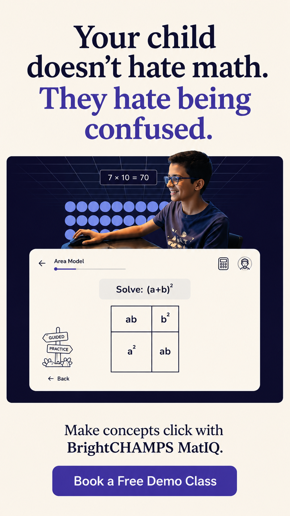 MATIQ - World's Best Math Program Facebook ad from Jul 28, 2026