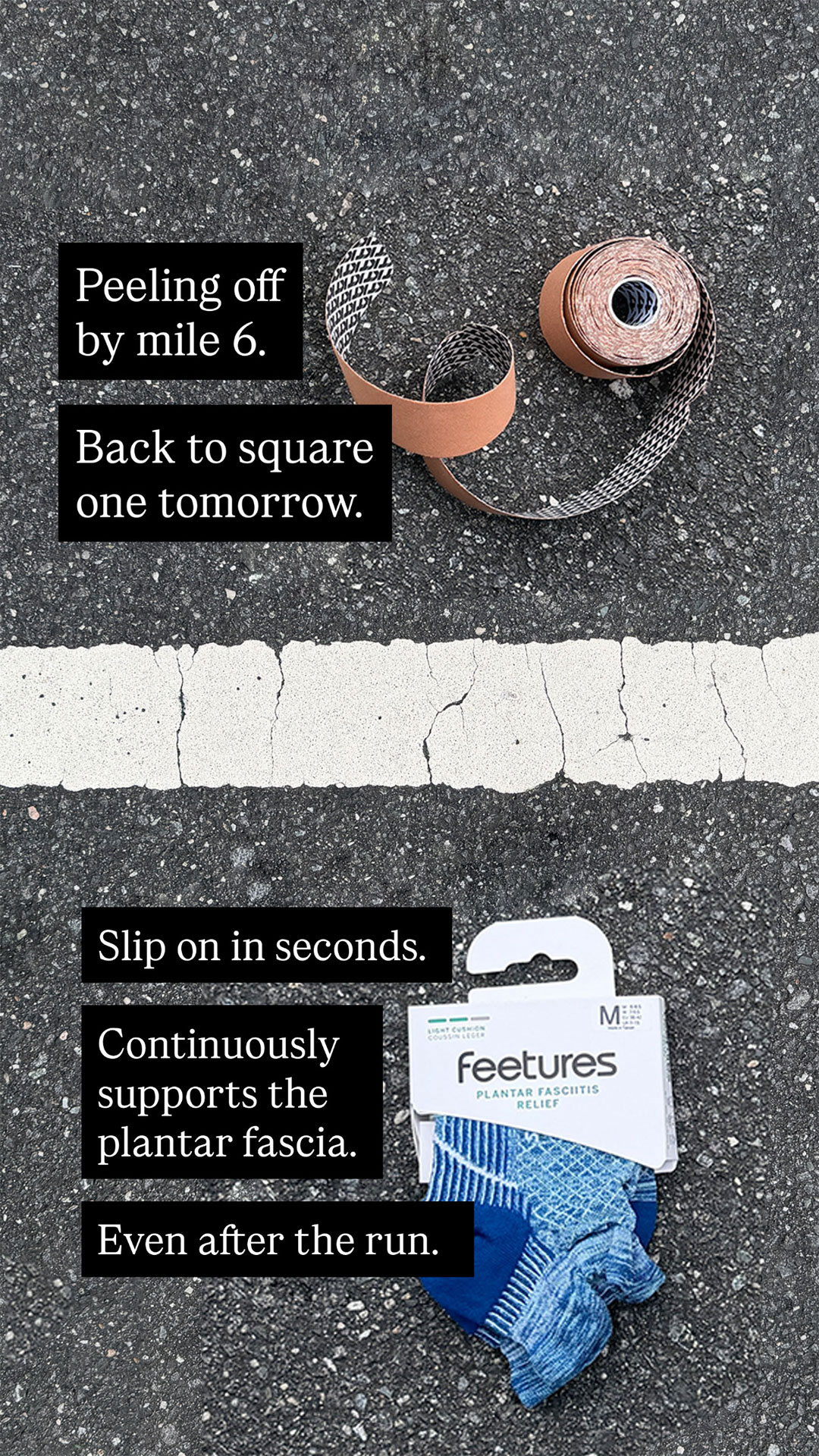 Feetures Facebook ad