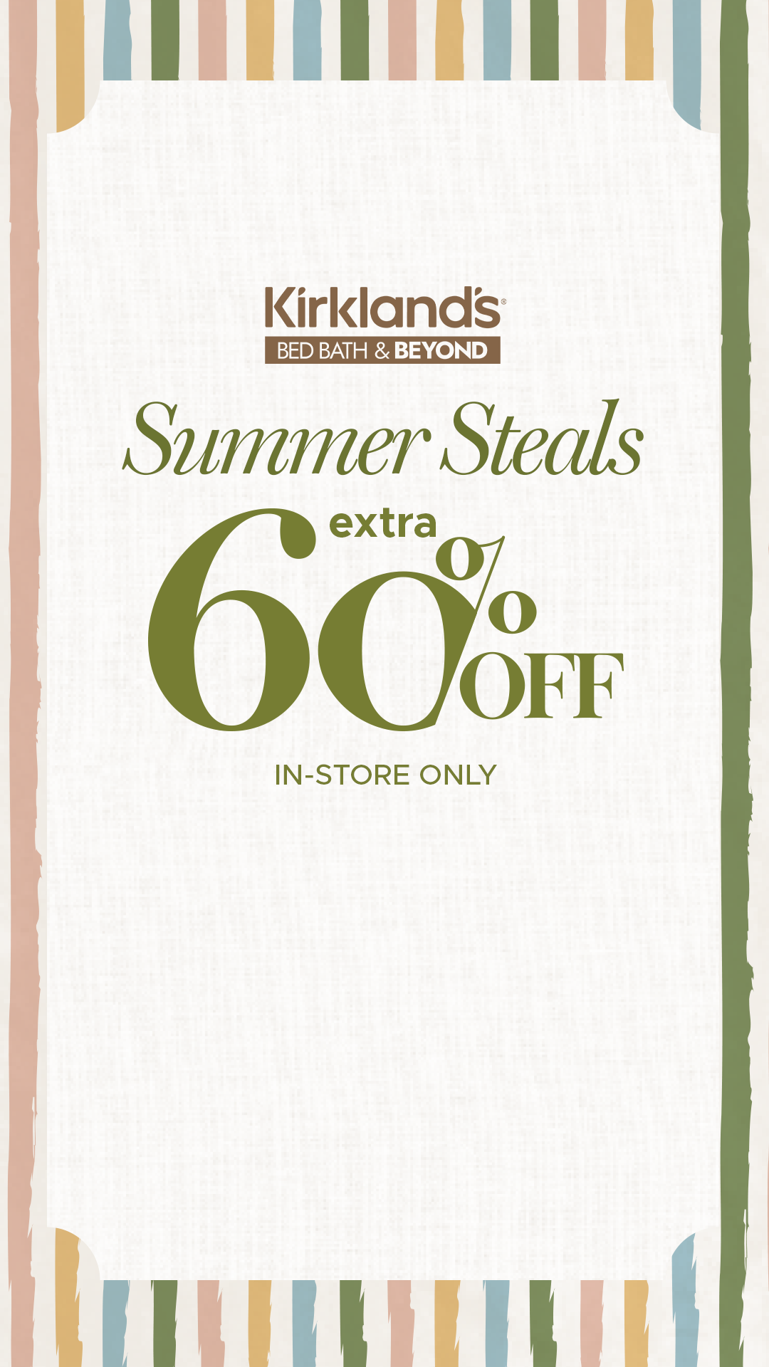 Kirkland's Home Facebook ad
