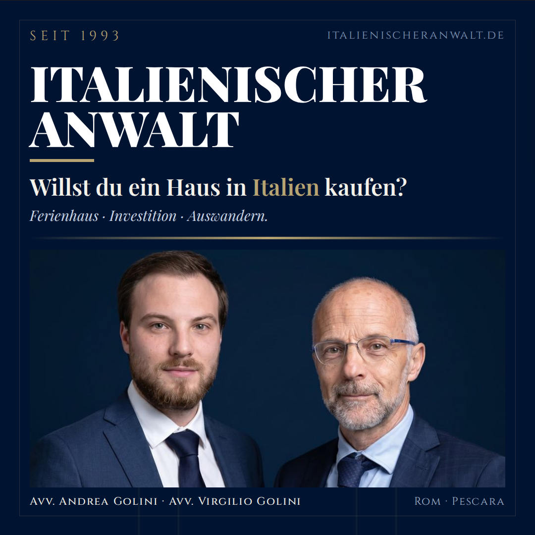 Italienischer Anwalt Facebook ad: Investieren in Italien, mit der richtigen Kanzlei an…