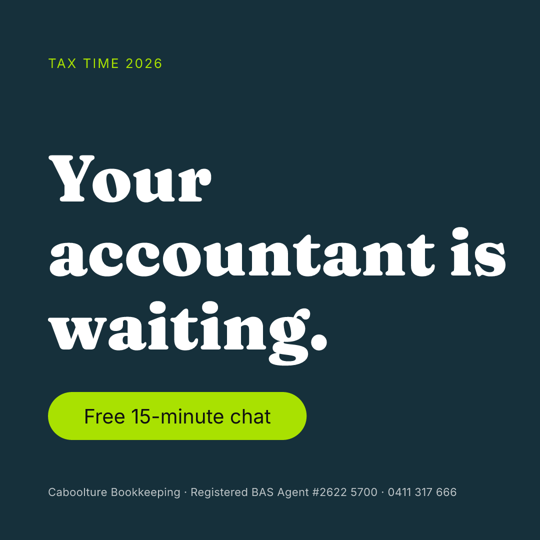 Caboolture Bookkeeping Facebook ad: Get tax ready
