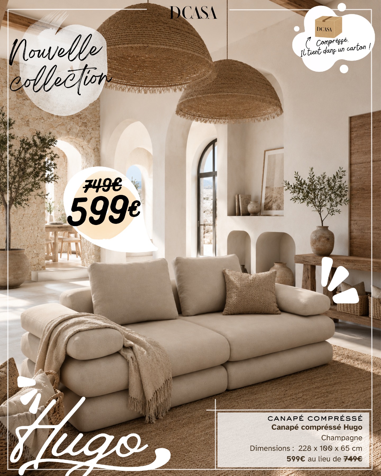 d'Casa Center Facebook ad: Nouvelle Collection!