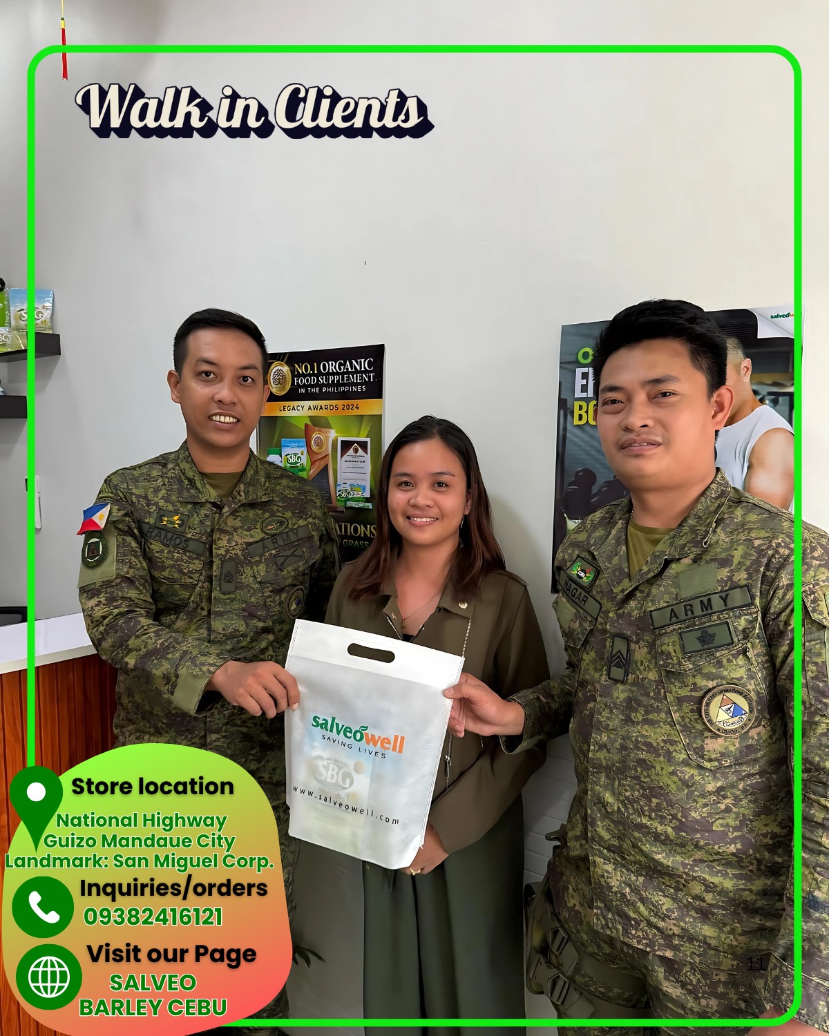 Salveo Barley Cebu Facebook ad
