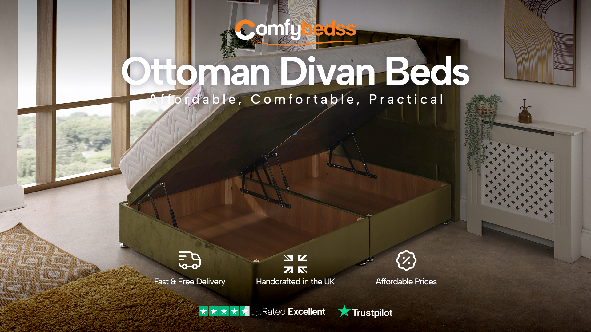 Comfybedss Facebook ad