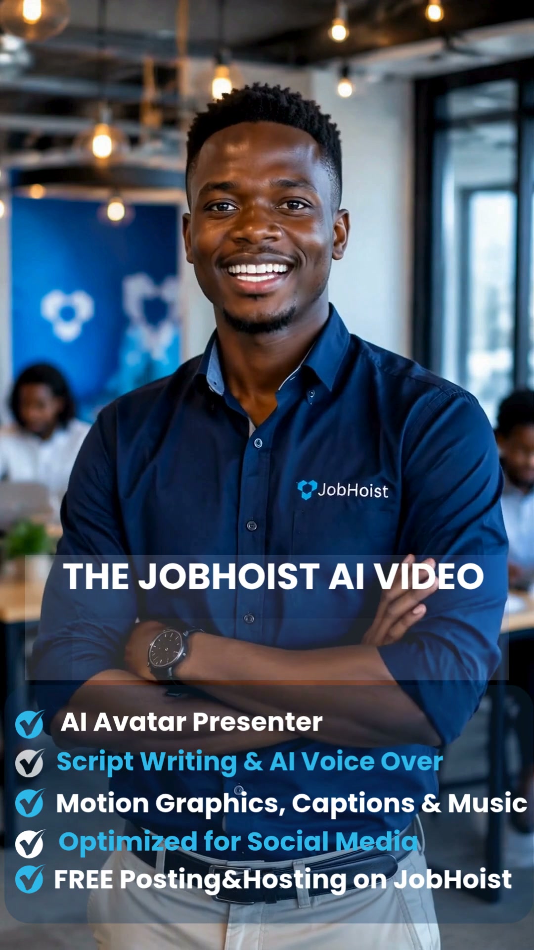 JobHoist Facebook ad: Get Your 60-Sec AI Video Ad, KSh 3,800