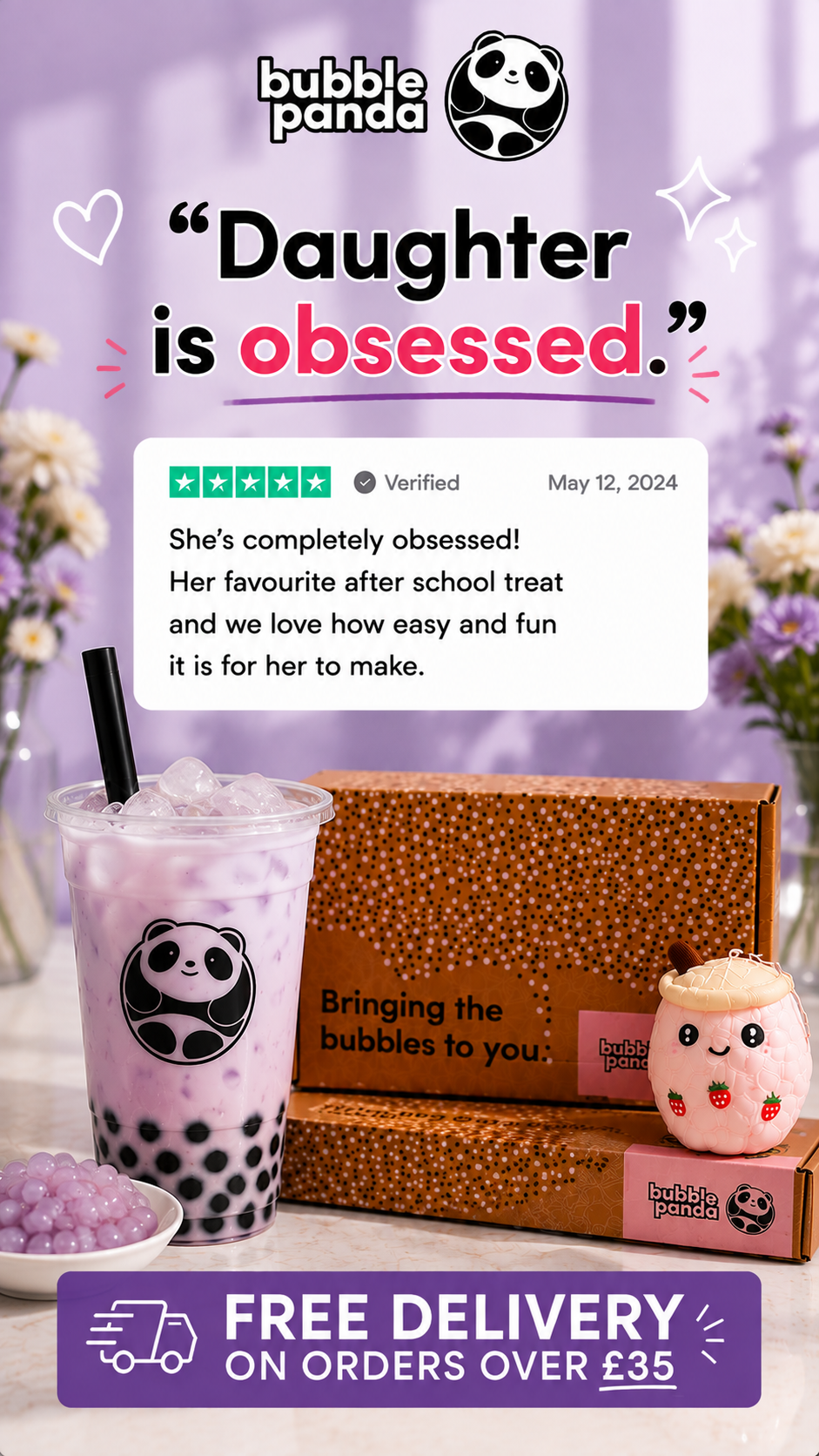 Bubble Panda Facebook ad