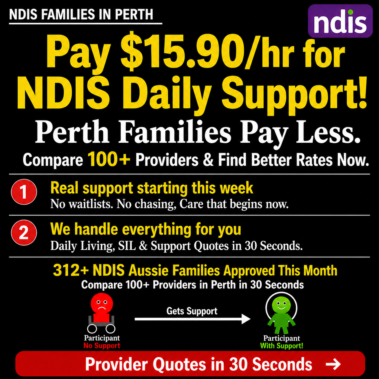 Simply Supported Facebook ad