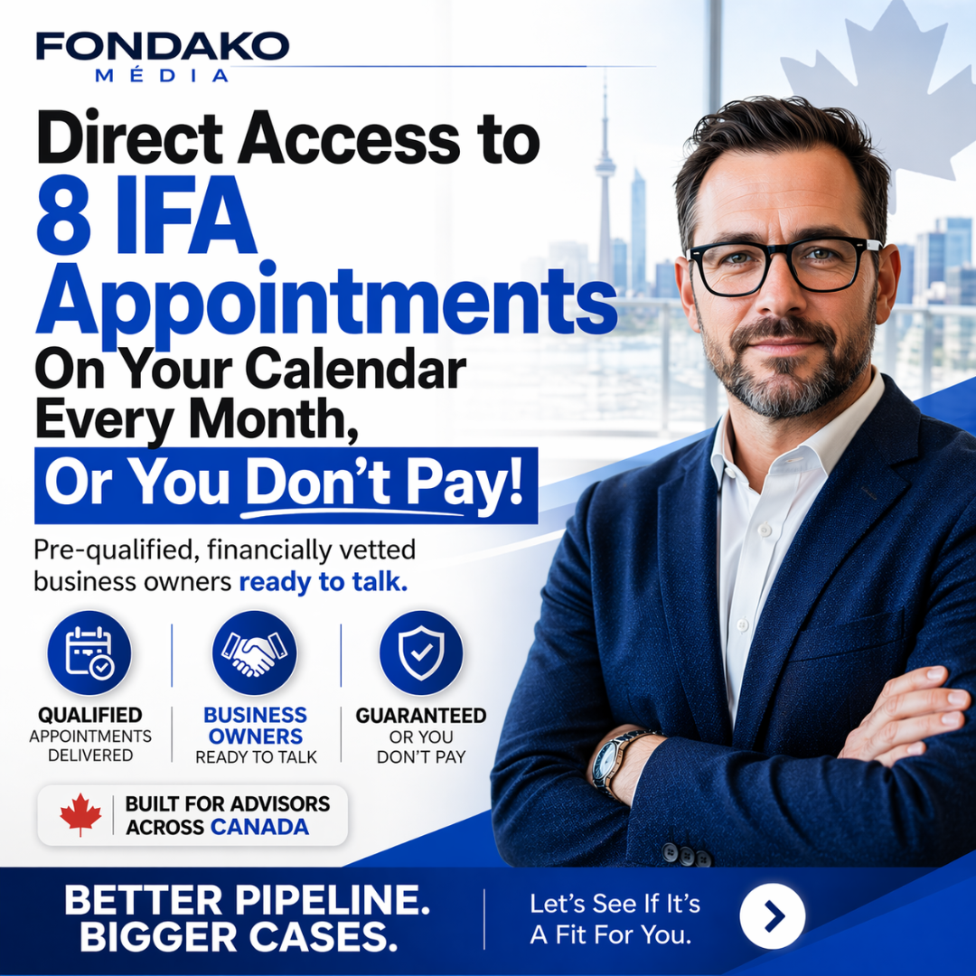 Pavel Boissonneault Facebook ad: 8 Guaranteed Showed Appointments With Business Owners