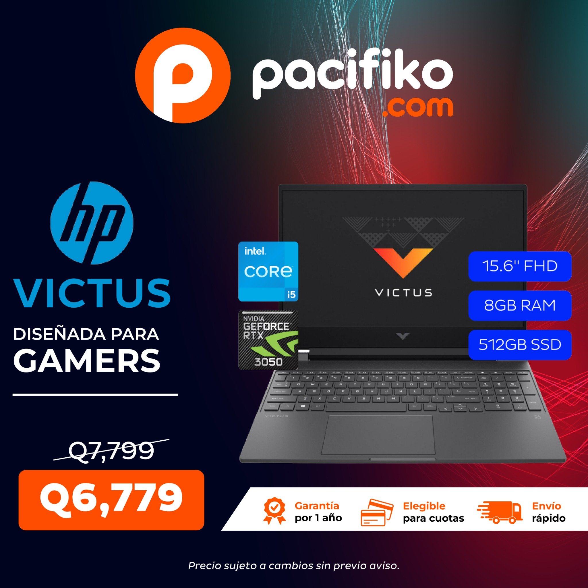 Pacifiko.com Facebook ad