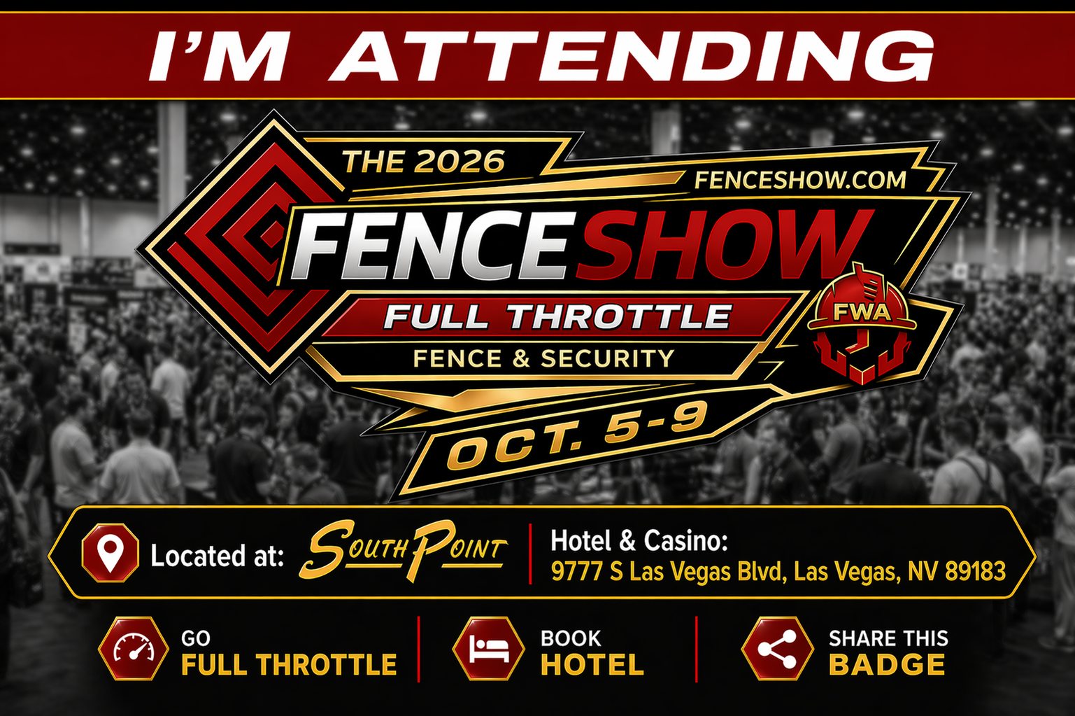 The Fence Show & Security Expo Facebook ad: The 2026 Fence Show & Security Expo