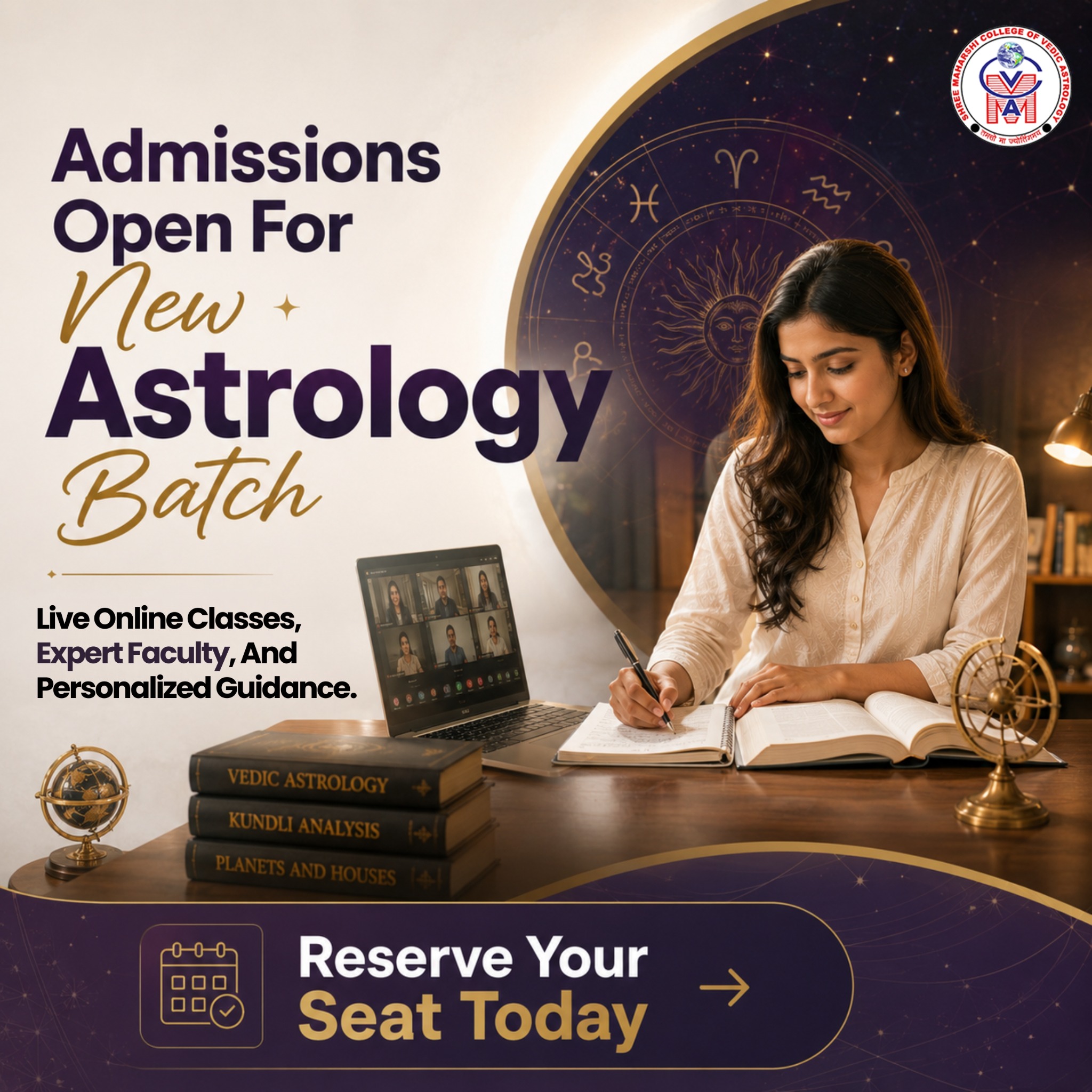 Shree Maharshi College Of Vedic Astrology Facebook ad