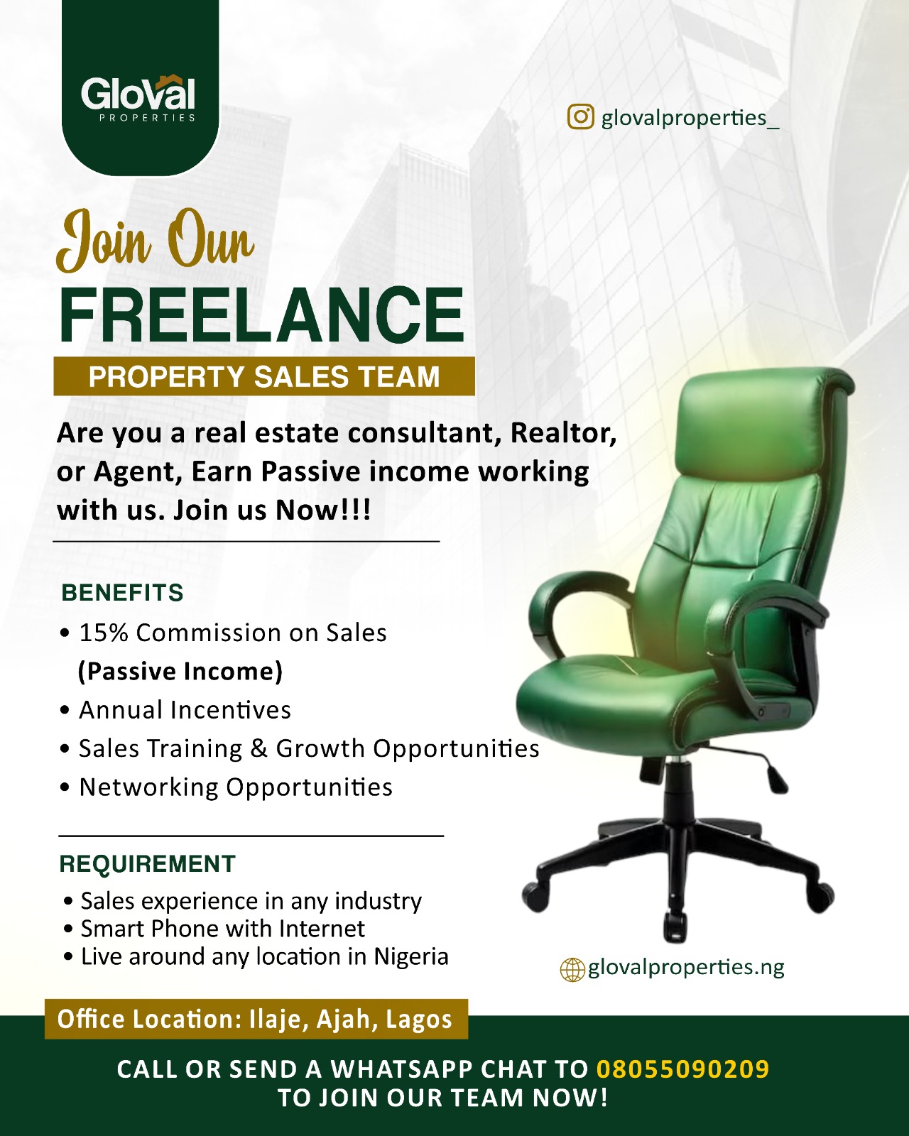 Gloval properties Nig. Ltd  Facebook ad