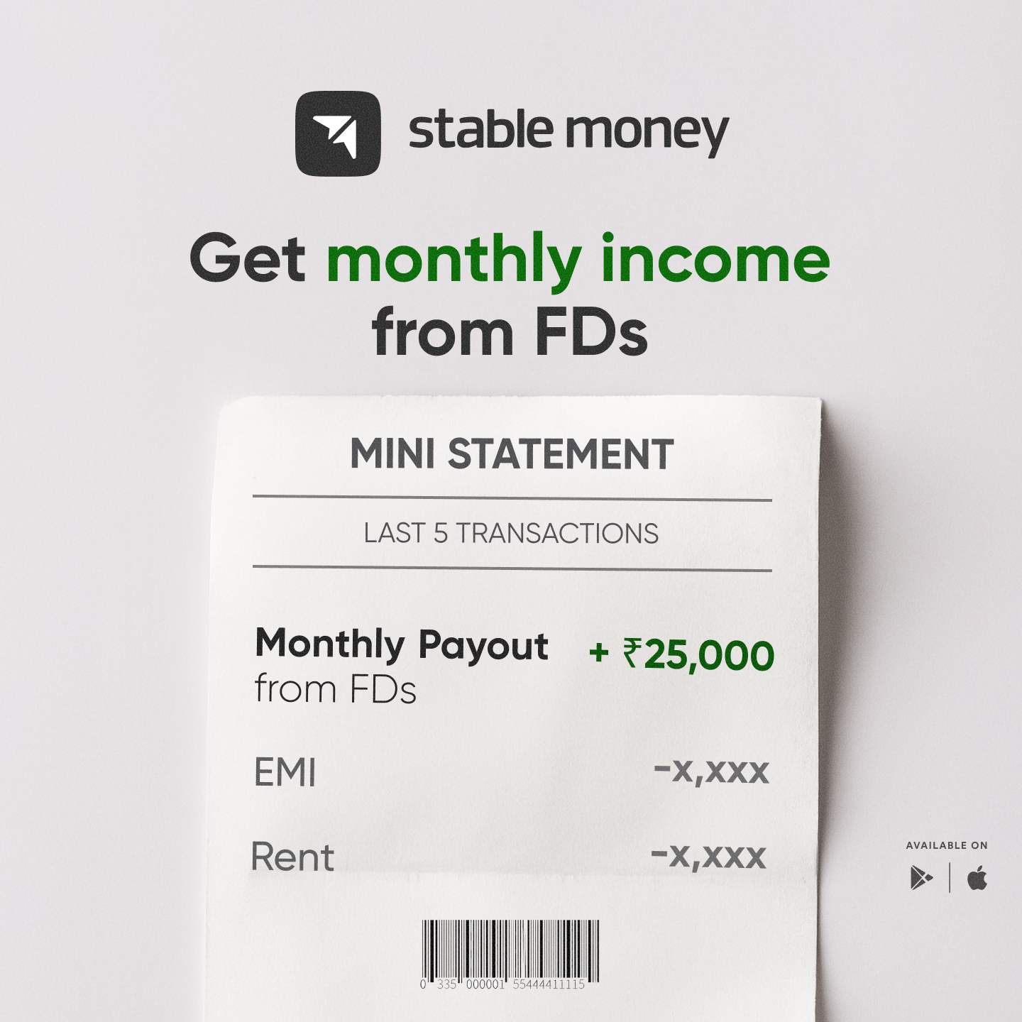 Stable Money Facebook ad