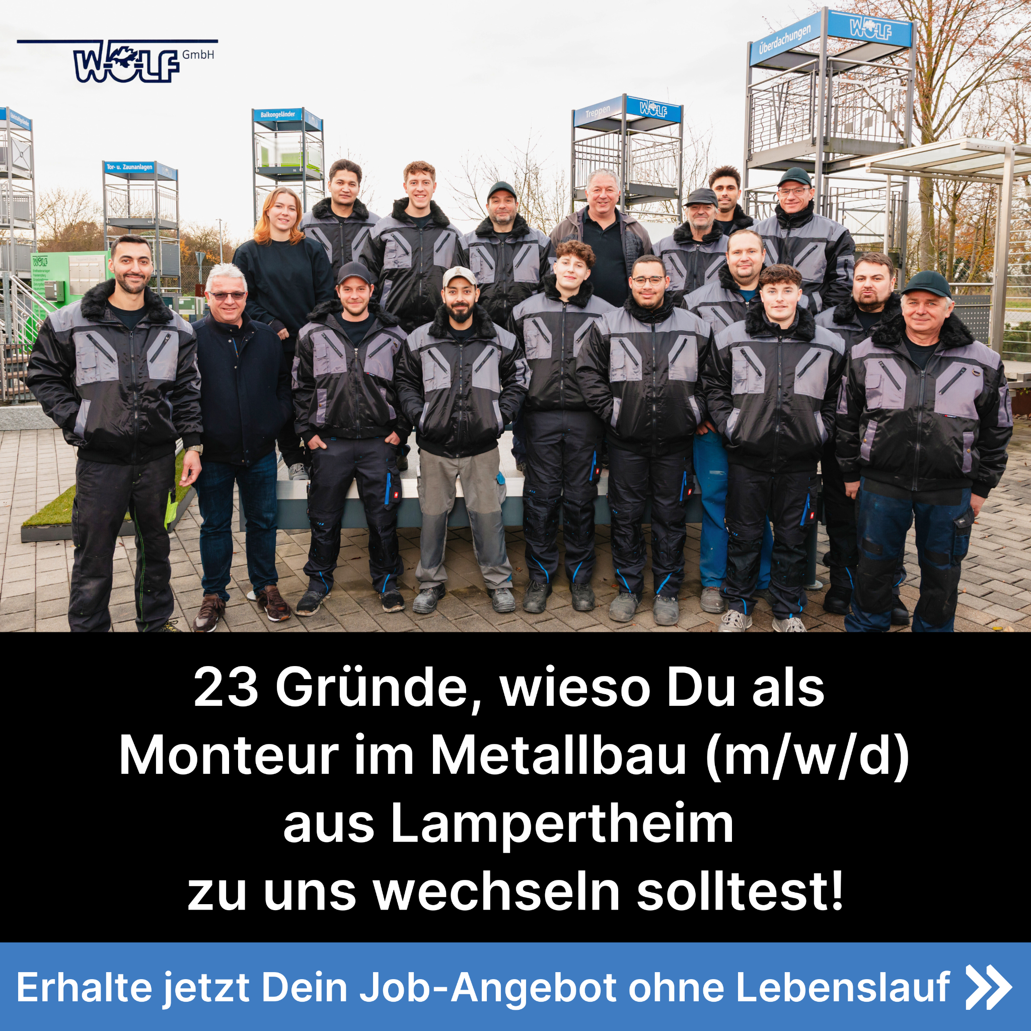 Candidate Flow Metallbau Jobs Facebook ad