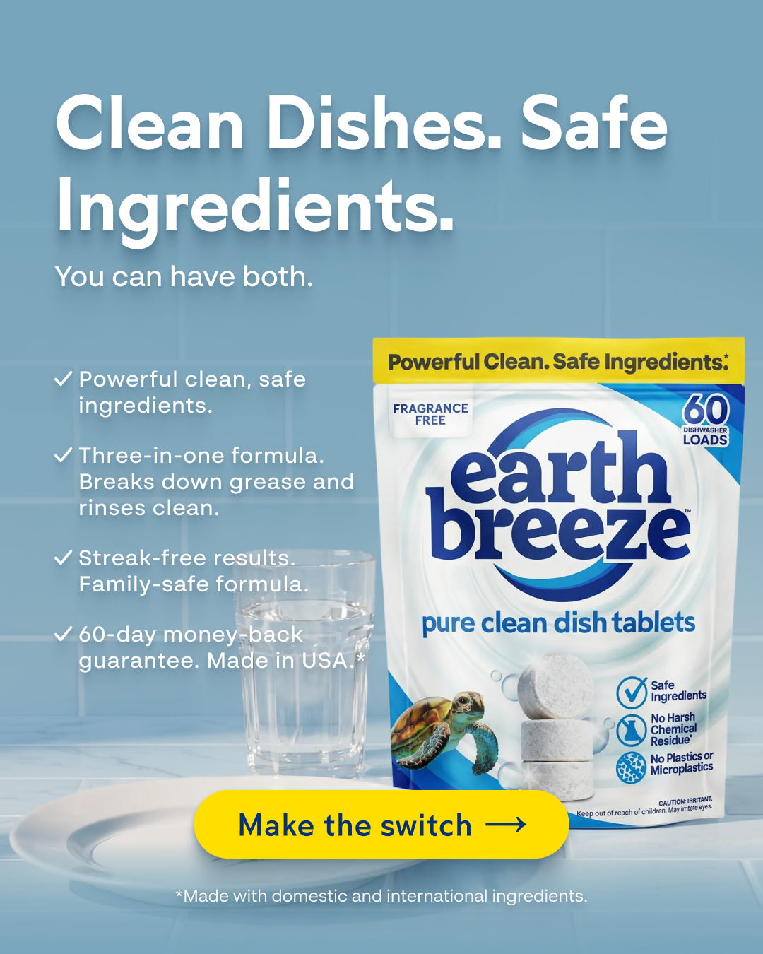 Earth Breeze Facebook ad