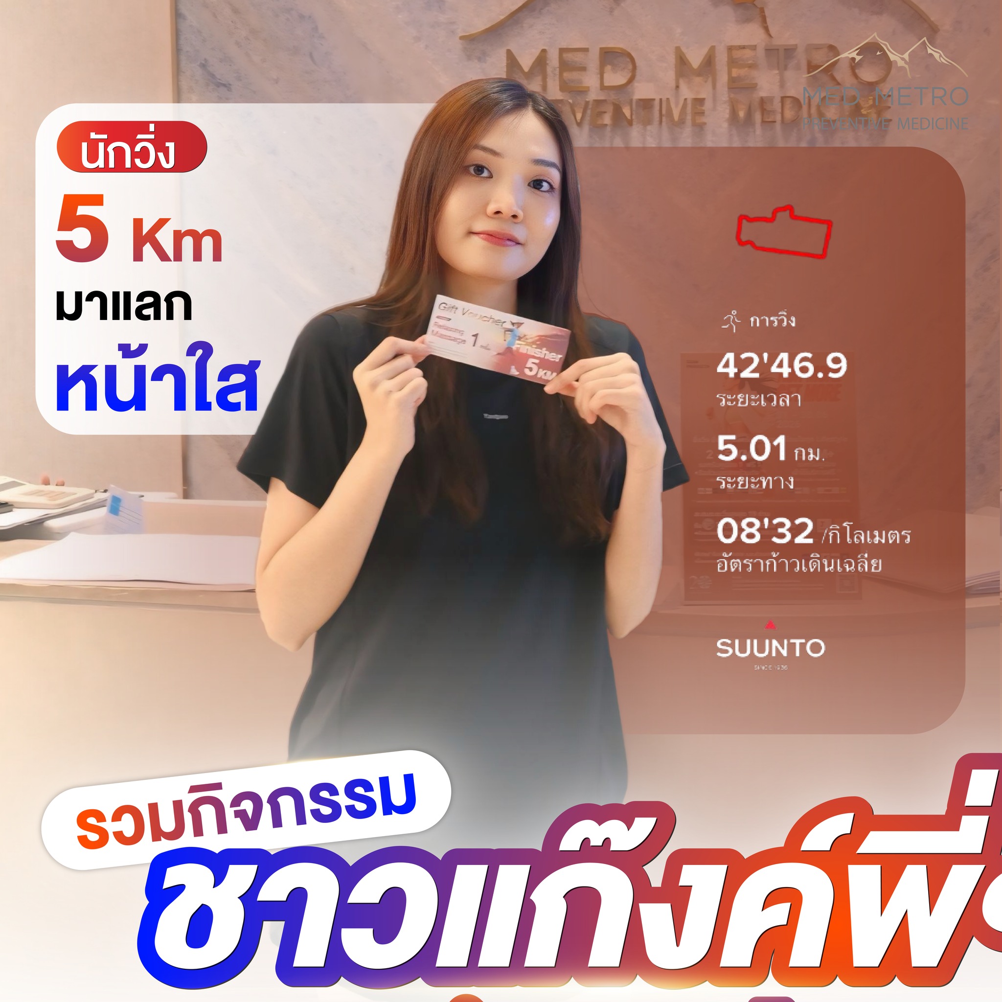 MED METRO ศูนย์เวชศาสตร์ป้องกันและฟื้นฟูสุขภาพ ภายในโรงพยาบาลชั้นนำ Facebook ad