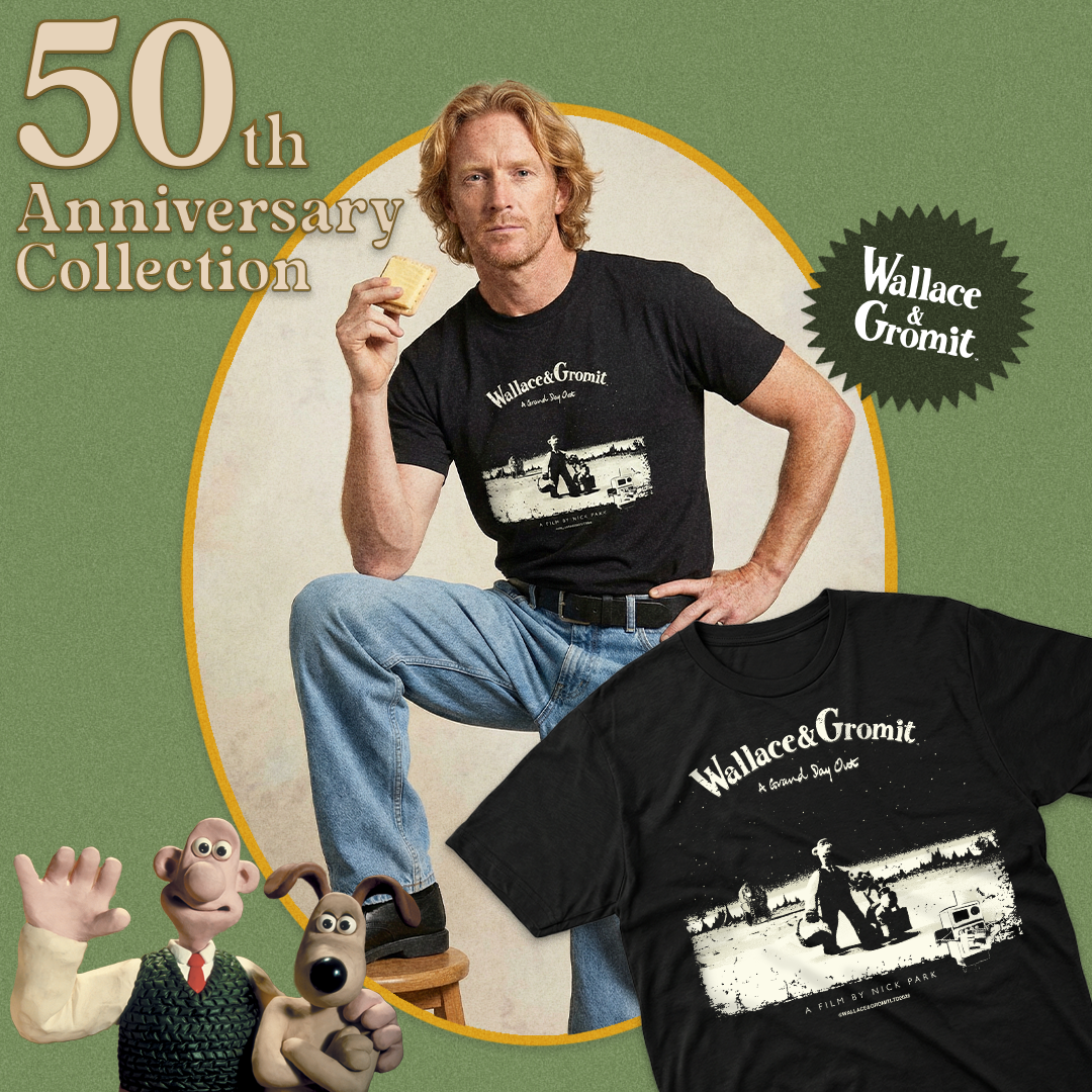 Wallace and Gromit Facebook ad: 50 Years of Clay