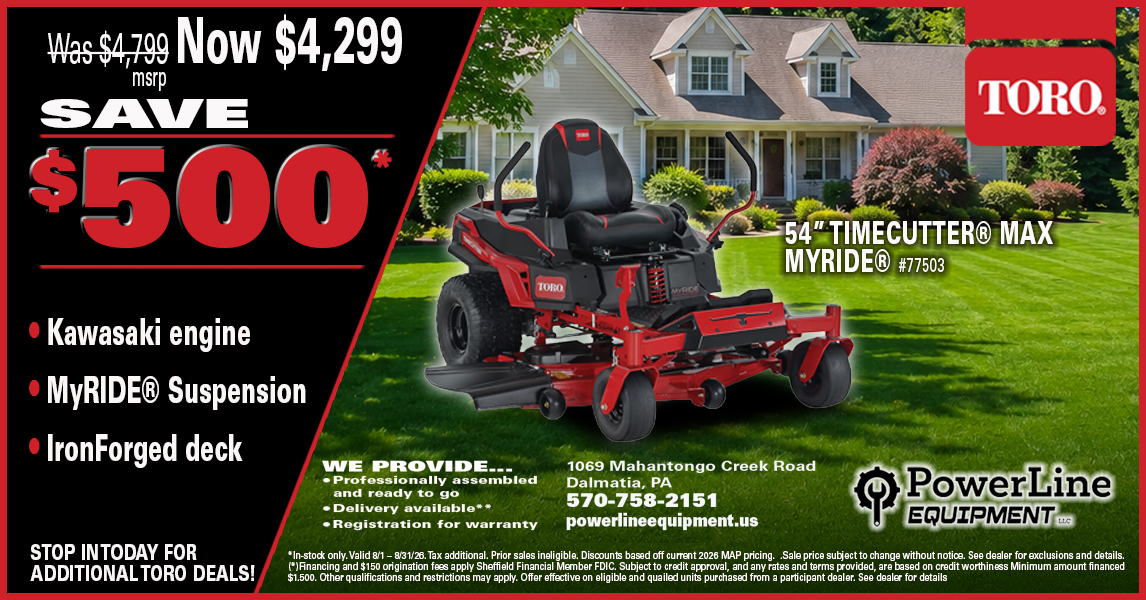 Powerline Equipment Facebook ad from Aug 6, 2026