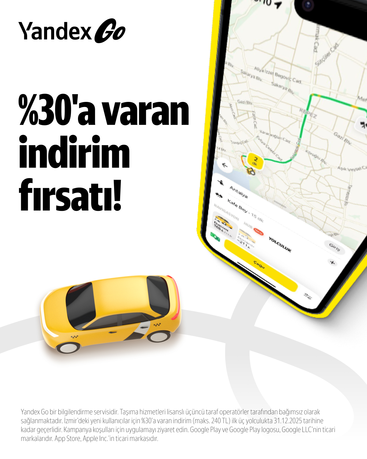 Yandex Go Turkiye Facebook ad