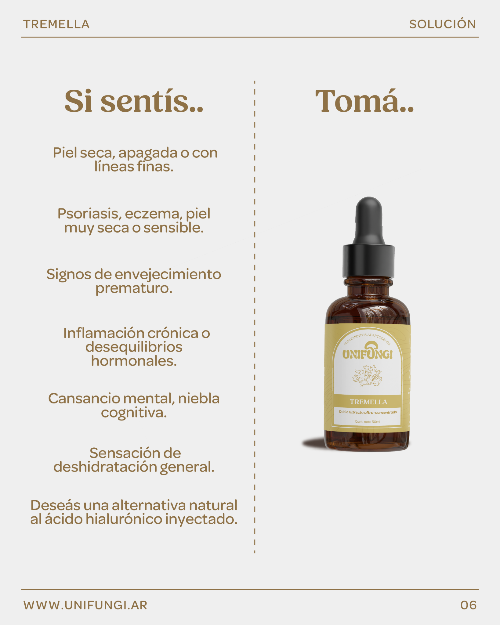 Unifungi Facebook ad: La Tremella de UniFungi es el antioxidante maestro…