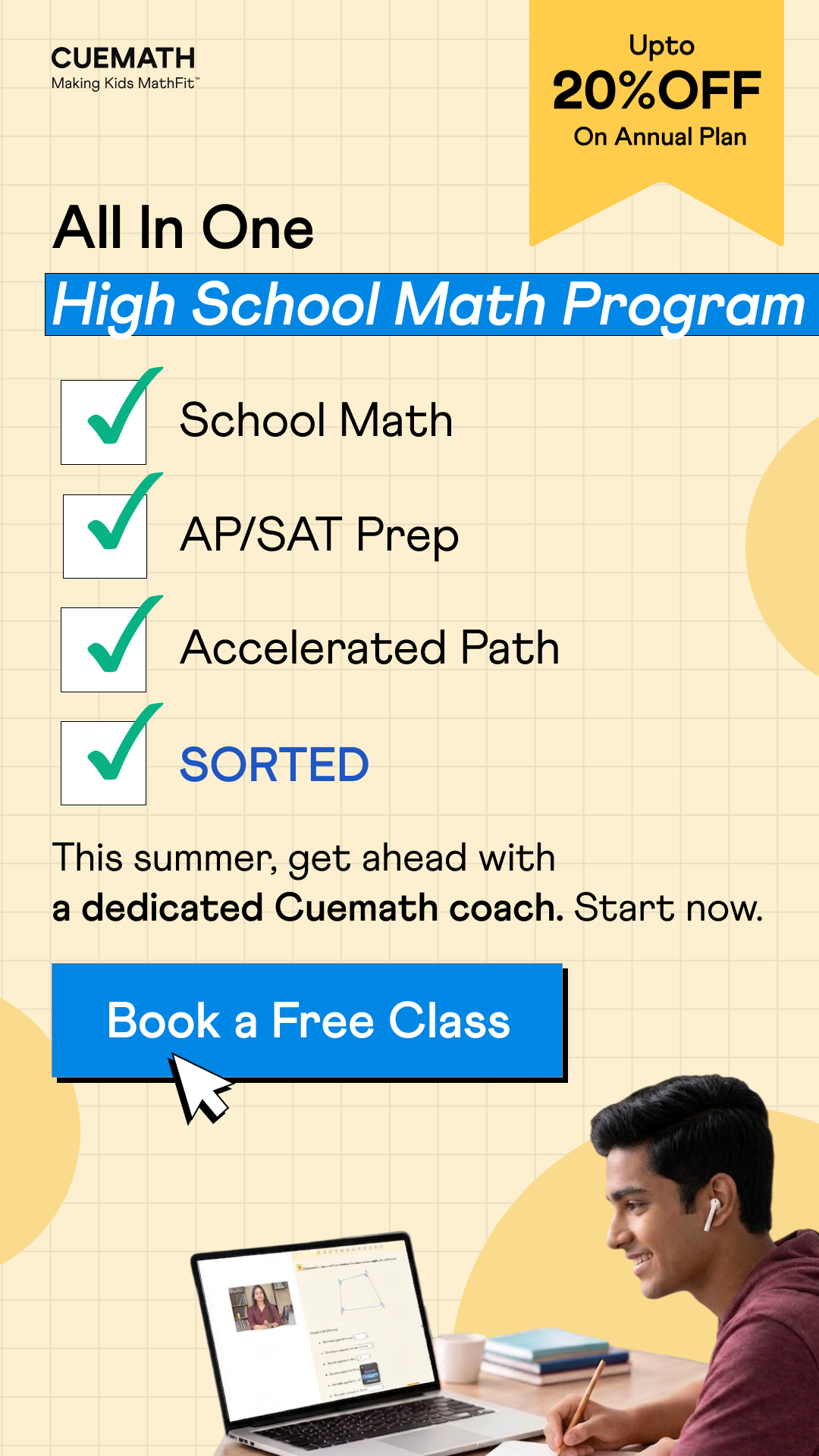 Cuemath Facebook ad