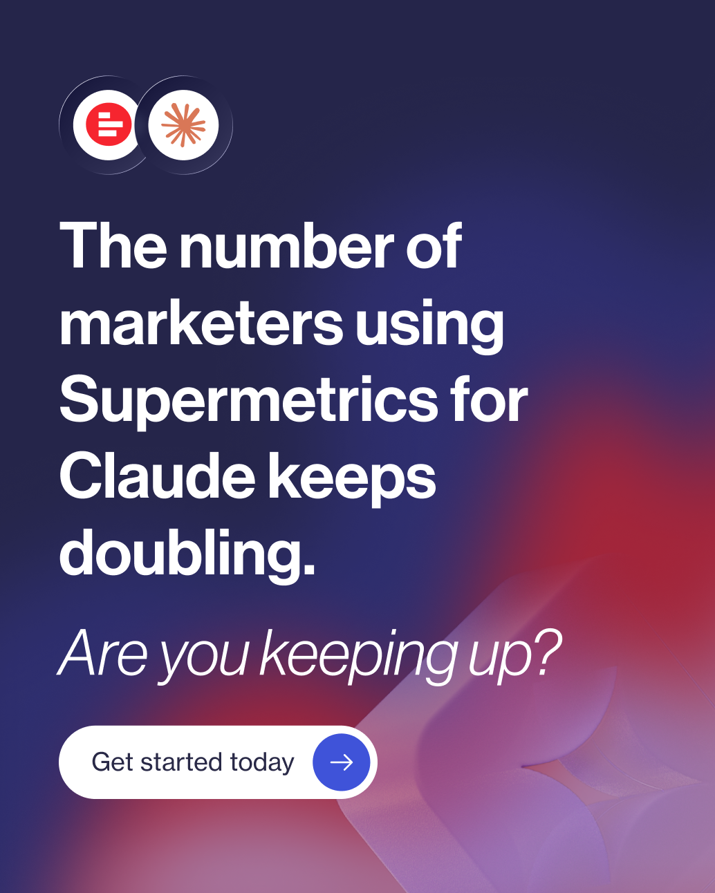 Supermetrics Facebook ad