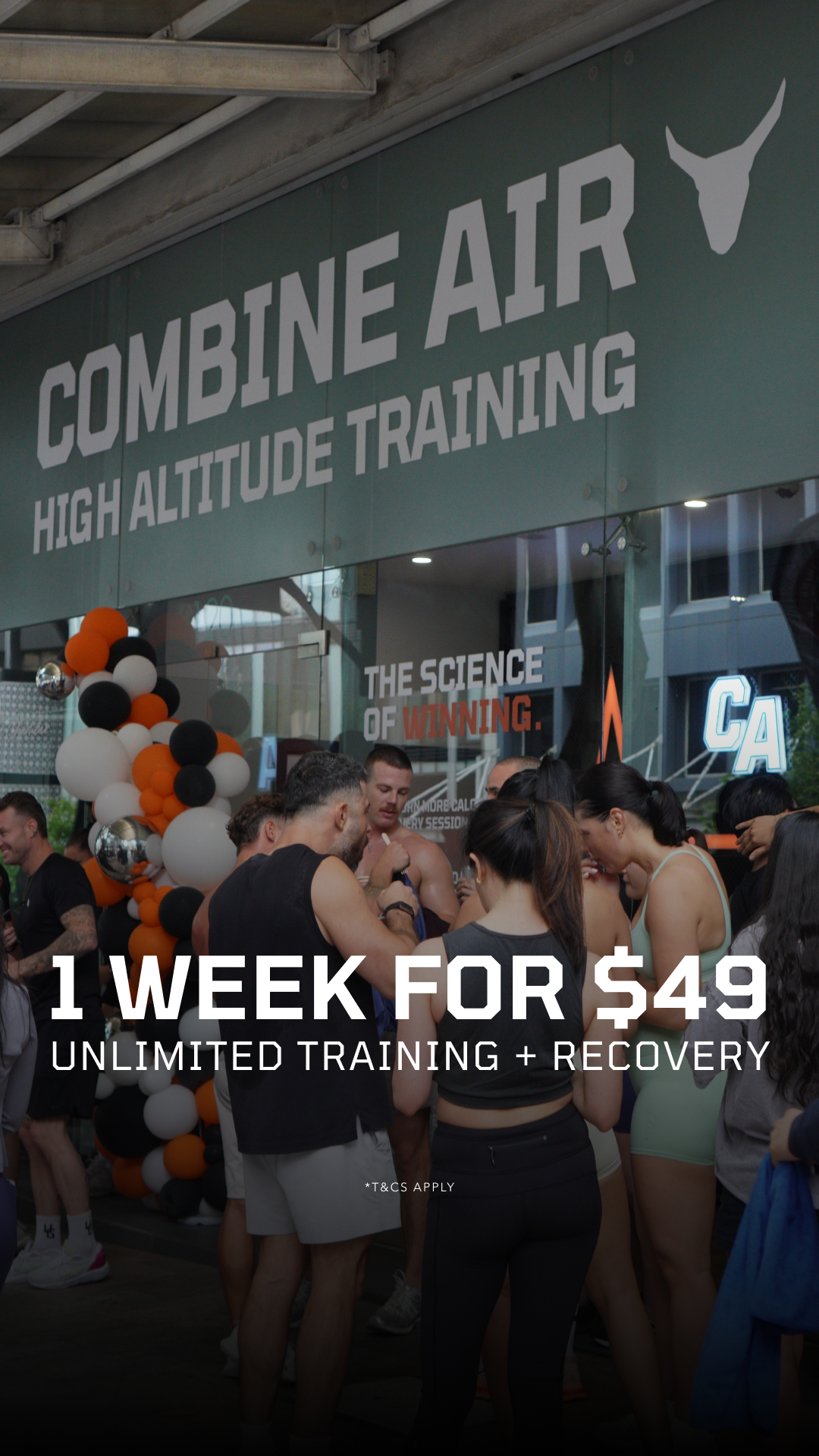Combine Air North Sydney Facebook ad: North Sydney: 7-Day Pass for $49