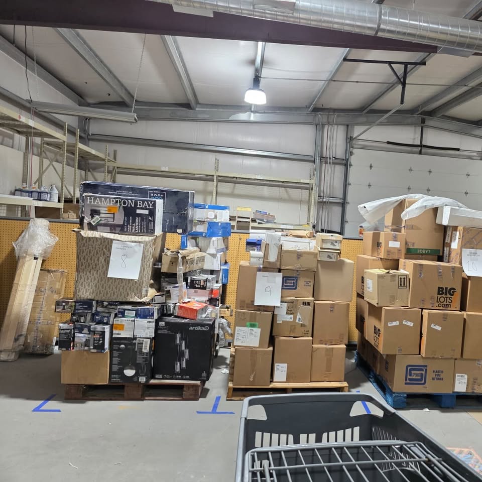 Flex Smith Facebook ad: General Merchandise Liquidation Pallets, Mixed Retail…