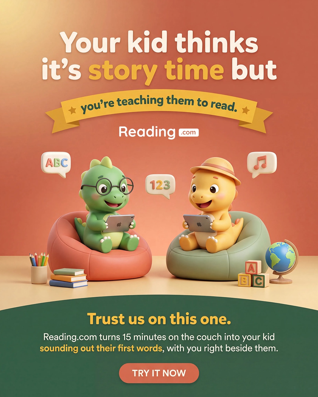 Reading.com Facebook ad