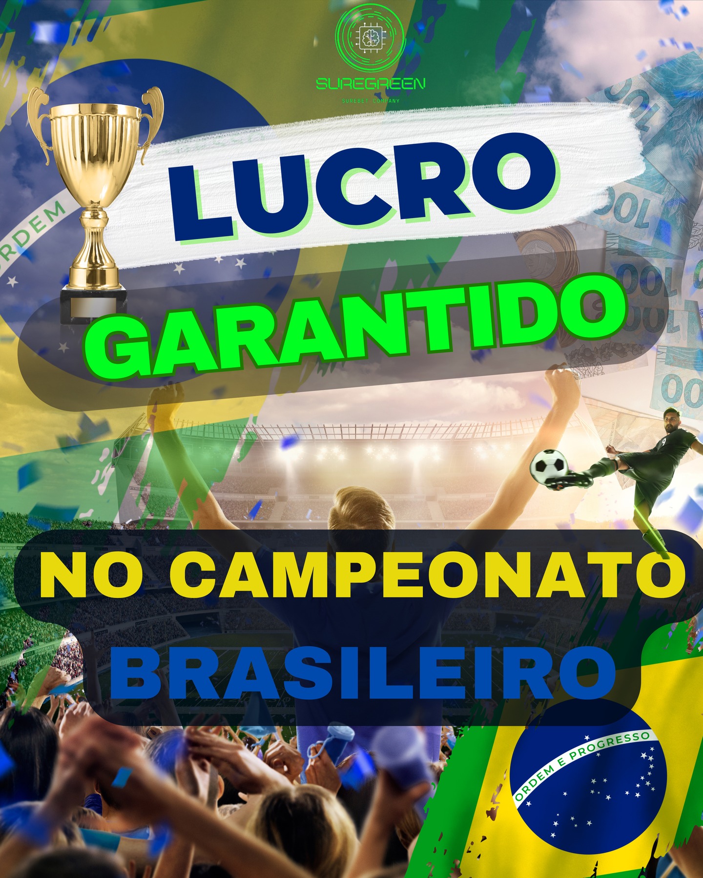 Surebet Suregreen Facebook ad: Surebet: Arbitragem Esportiva na prática.