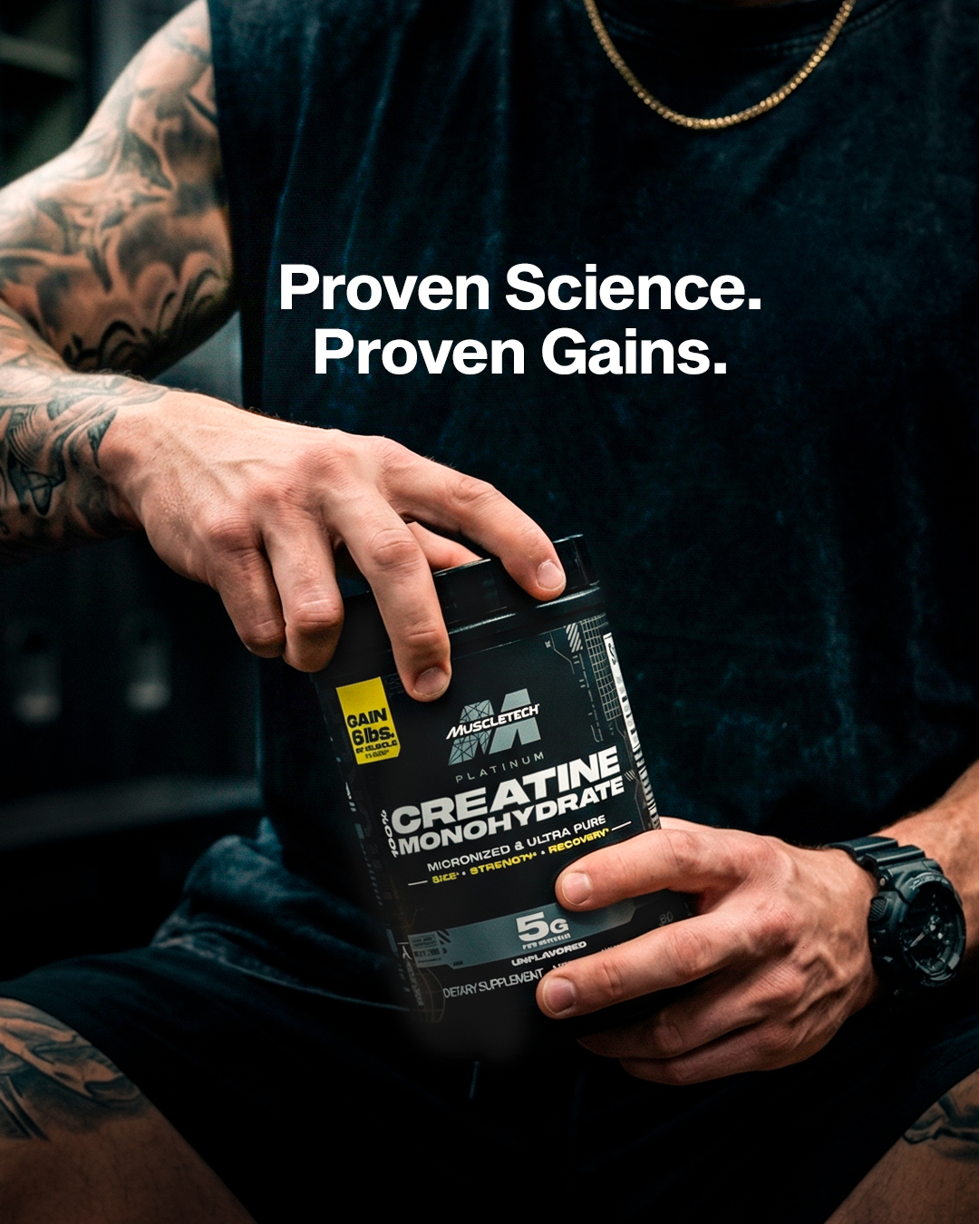 MuscleTech Facebook ad