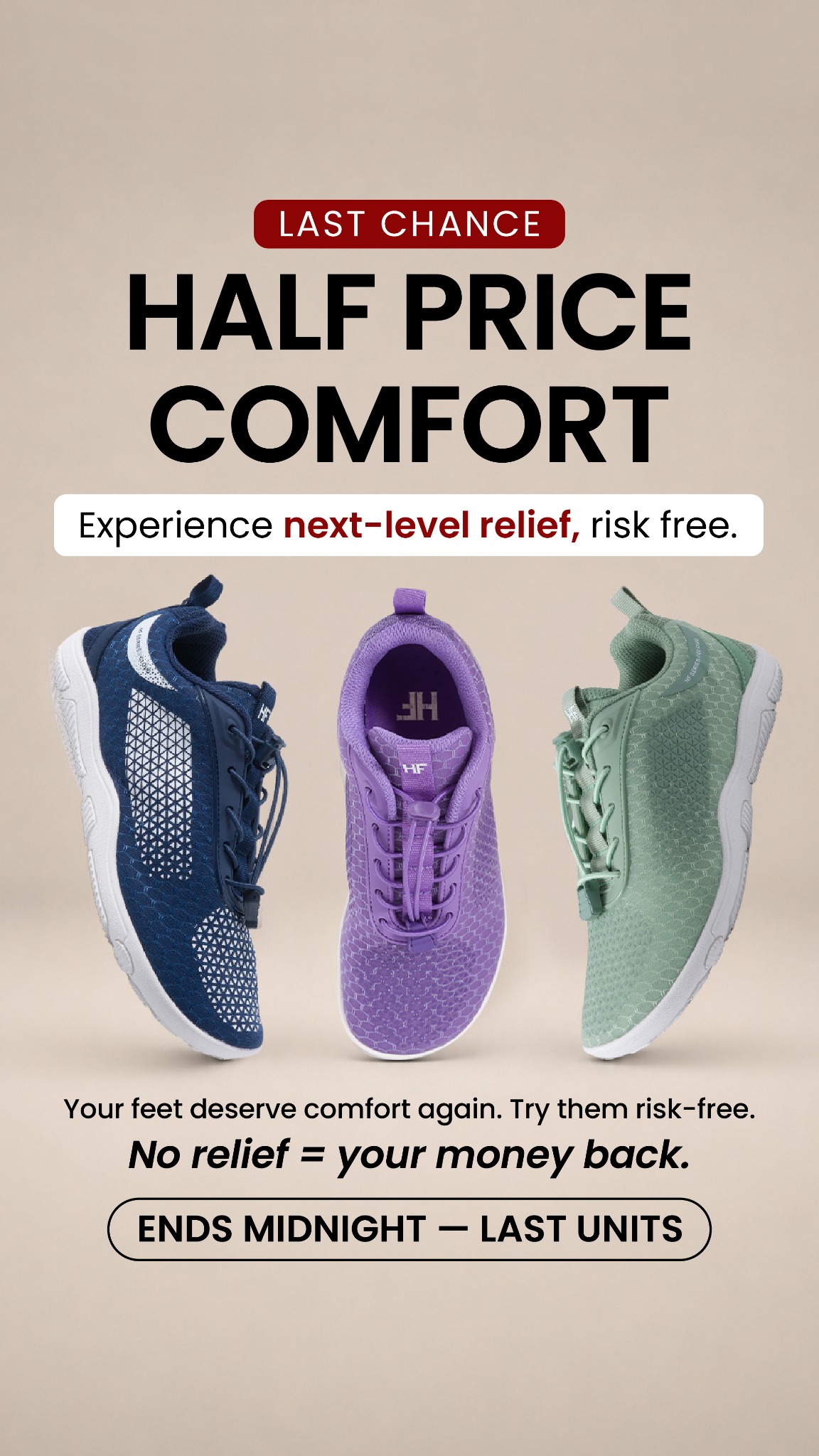 HIKE Footwear Facebook ad