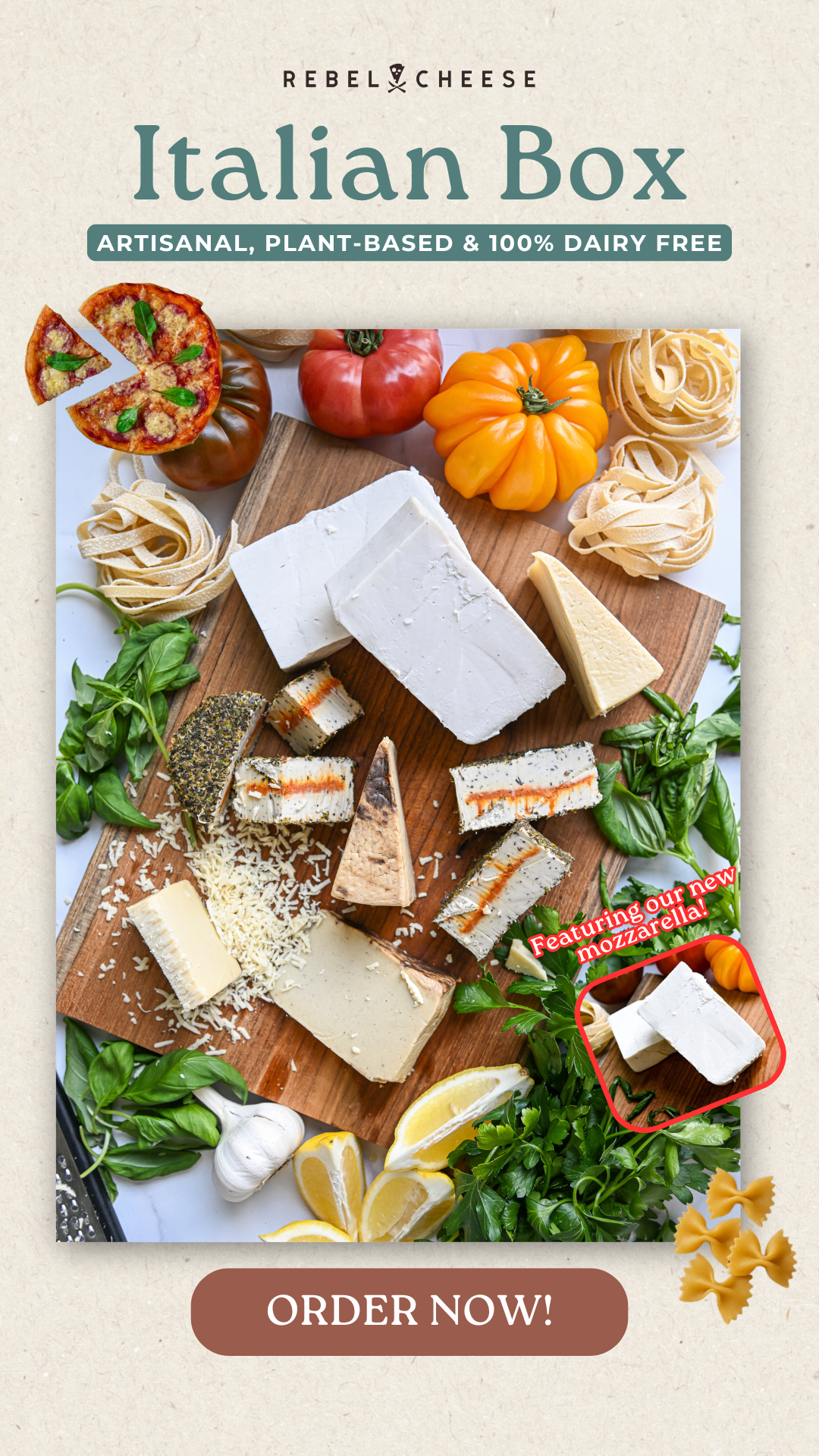 Rebel Cheese Facebook ad