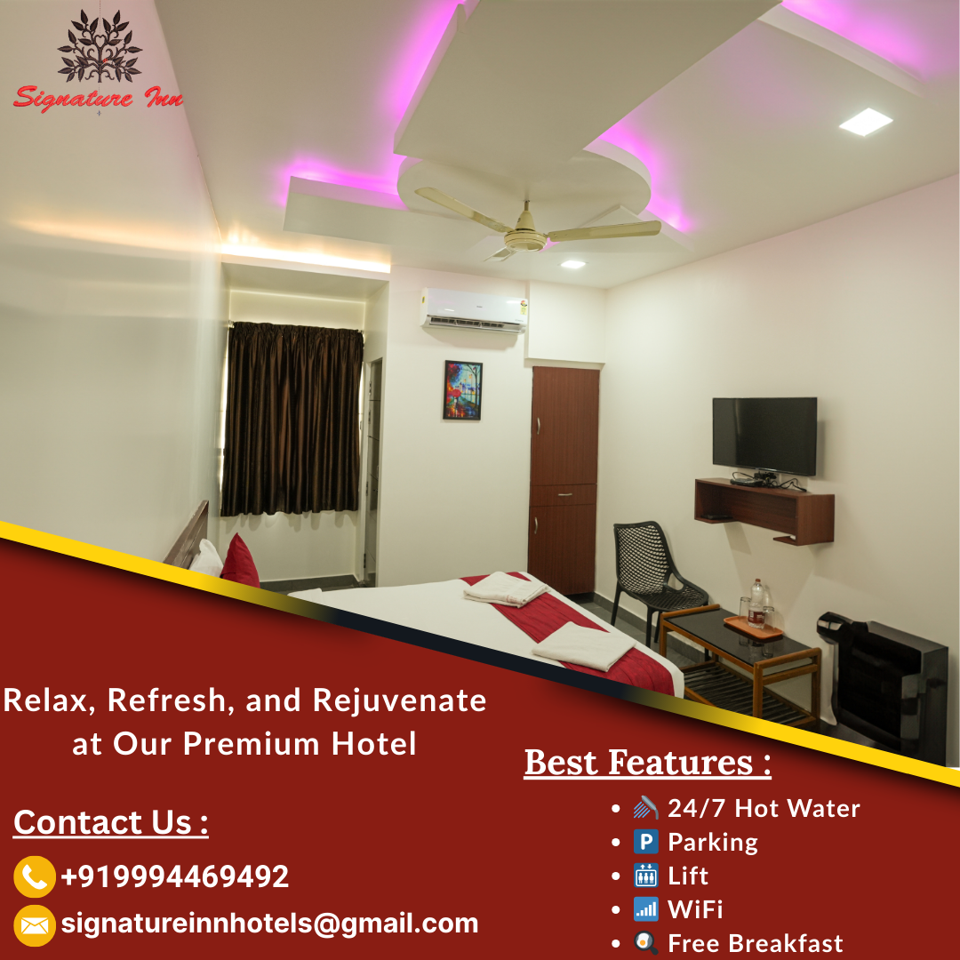 Signature Inn Facebook ad: Welcome to Your Perfect Stay!