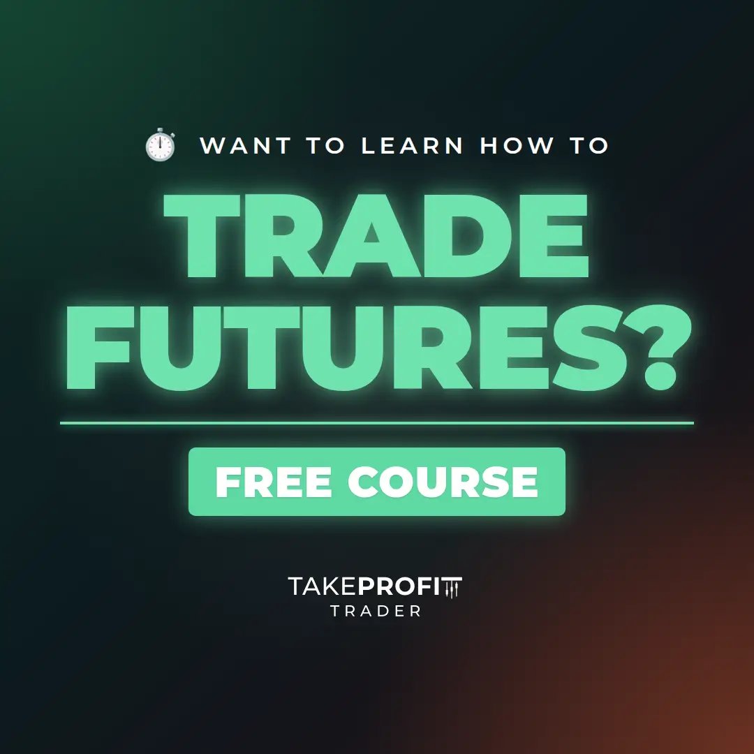 Take Profit Trader Facebook ad: Beginner Futures Course 100% Free