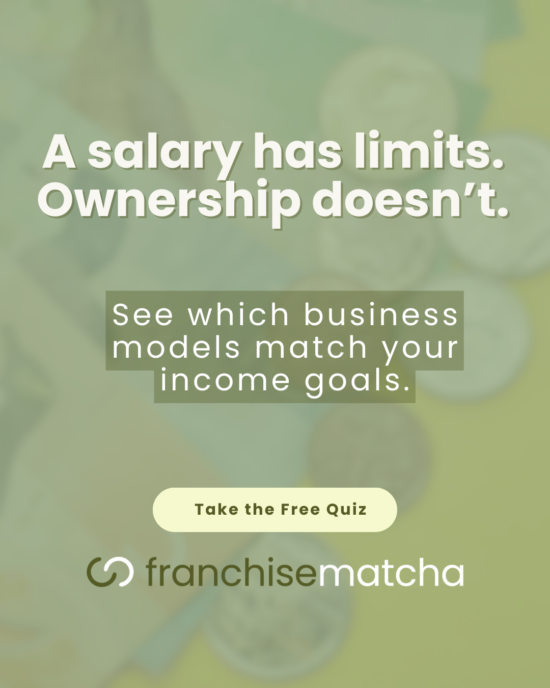 Franchise Matcha Facebook ad from Mar 11, 2026