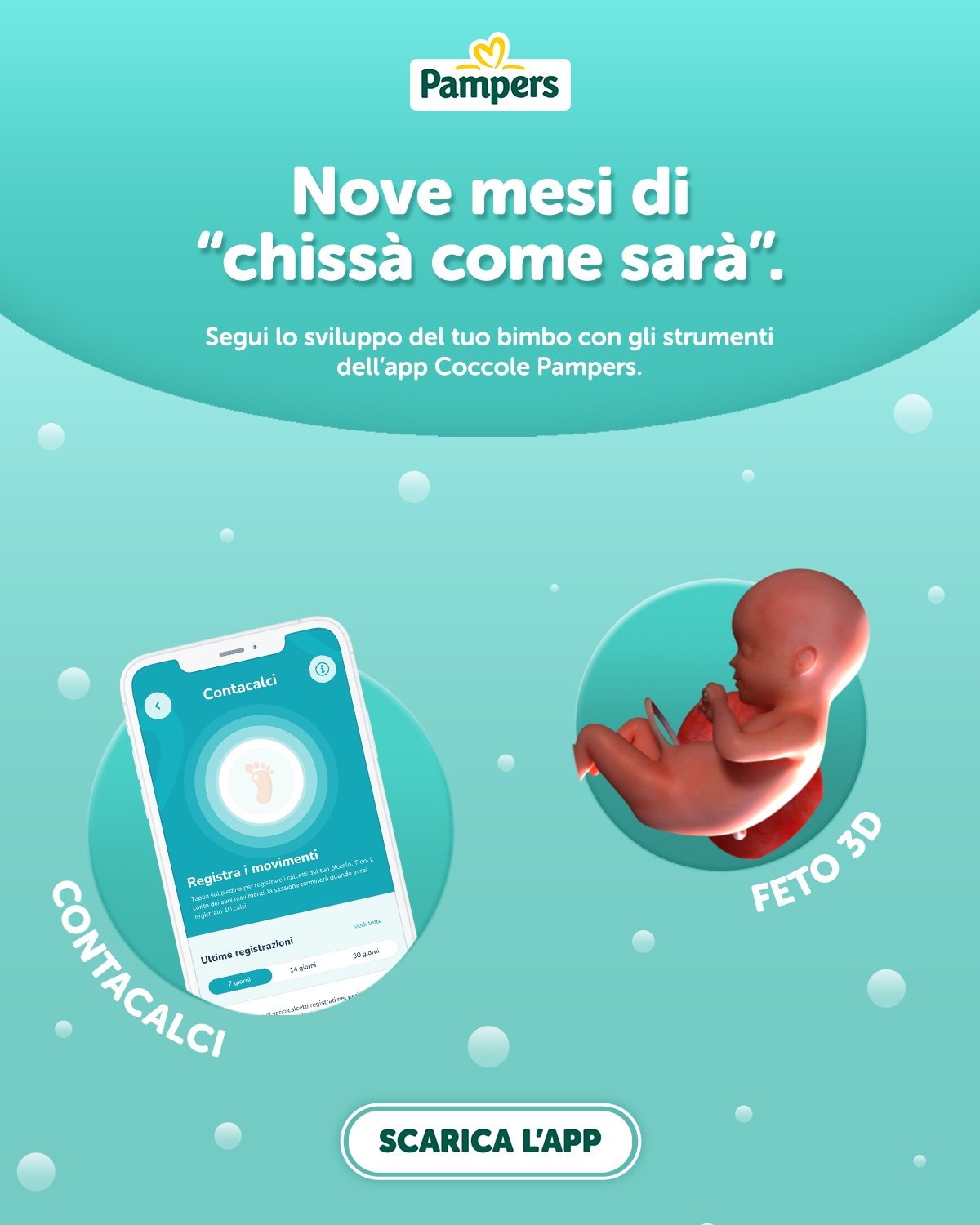 Pampers Italia ad creative