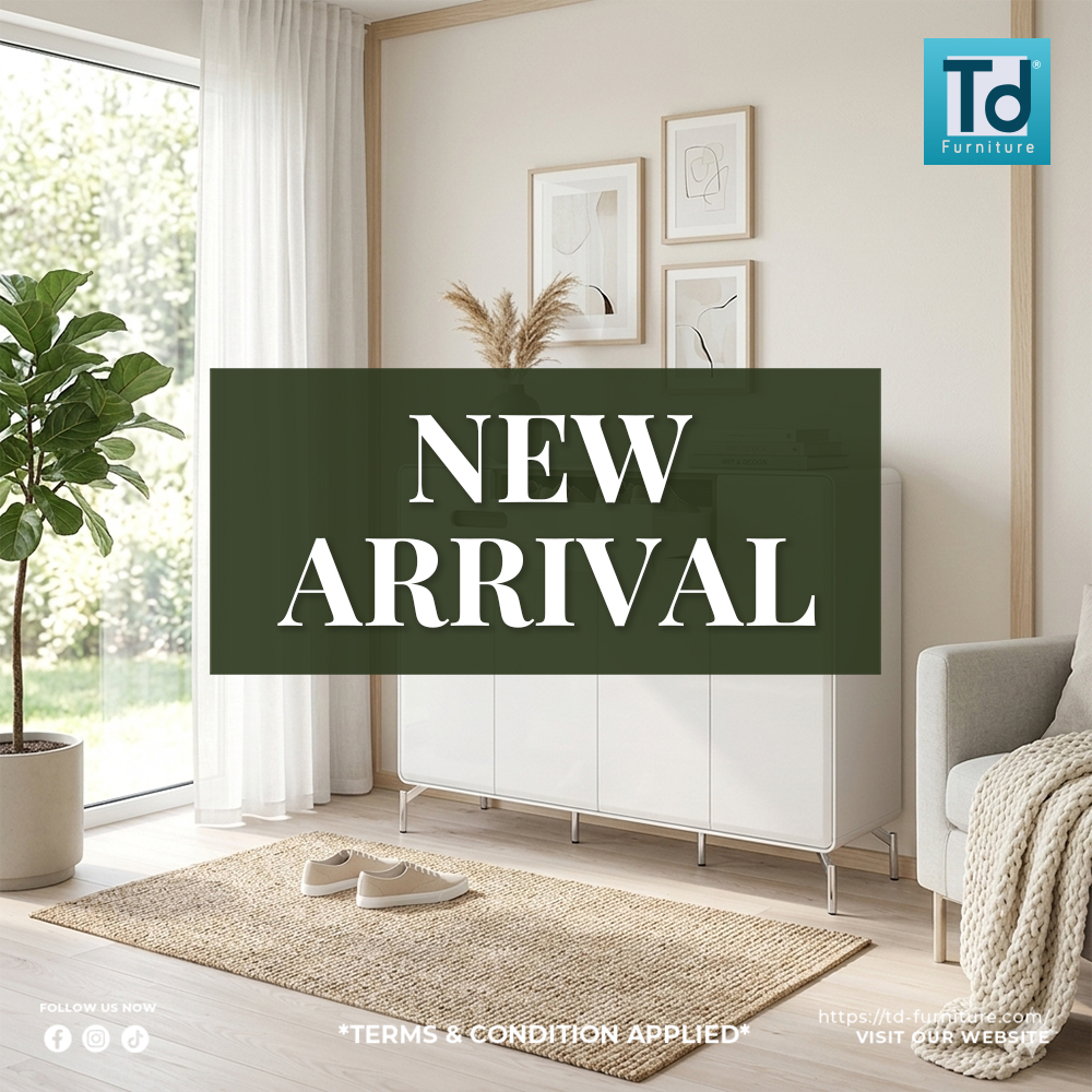 Td Furniture Facebook ad: NEW ARRIVALS ARE HERE