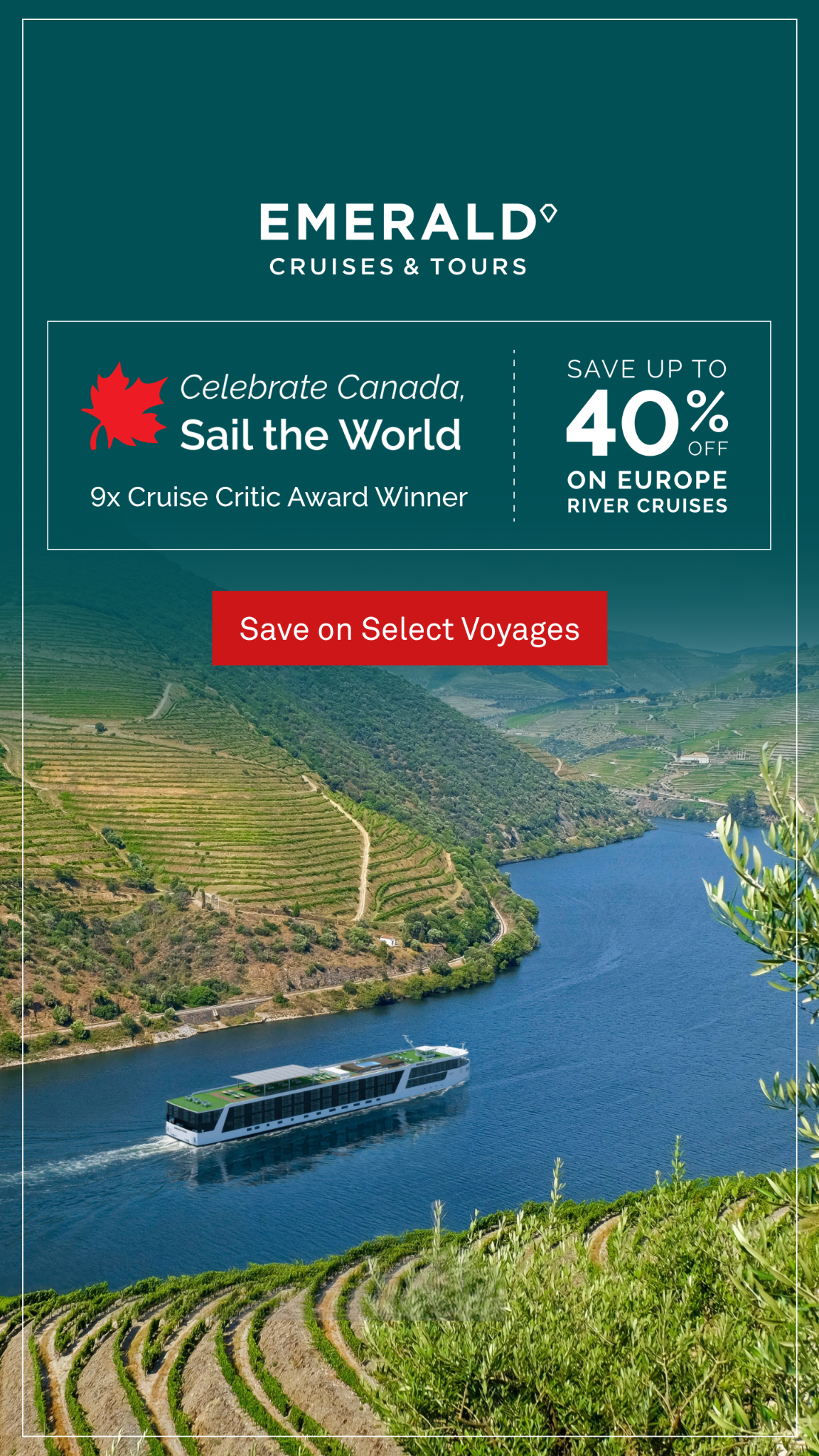 Emerald Cruises Facebook ad