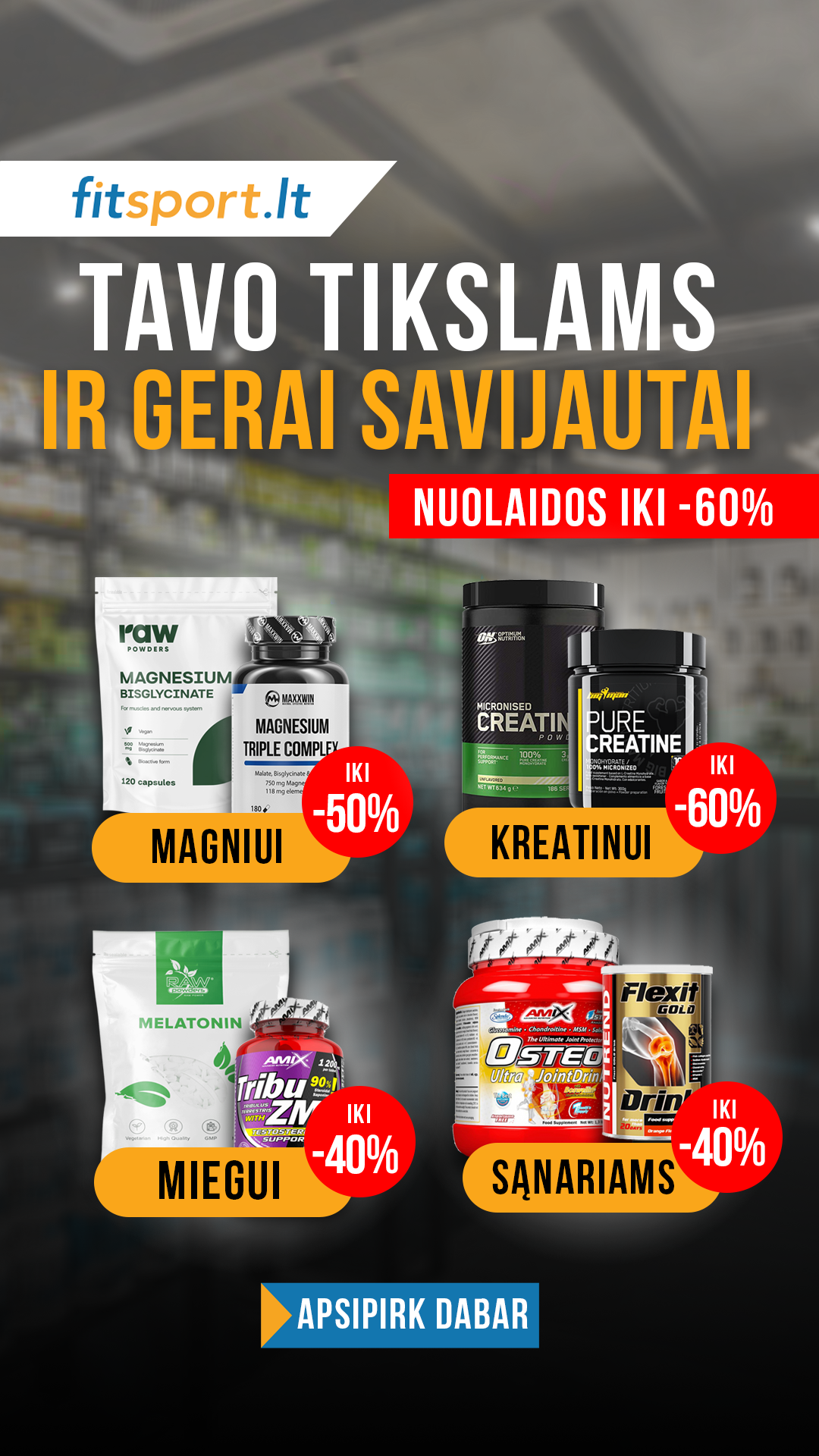 fitsport.lt Facebook ad