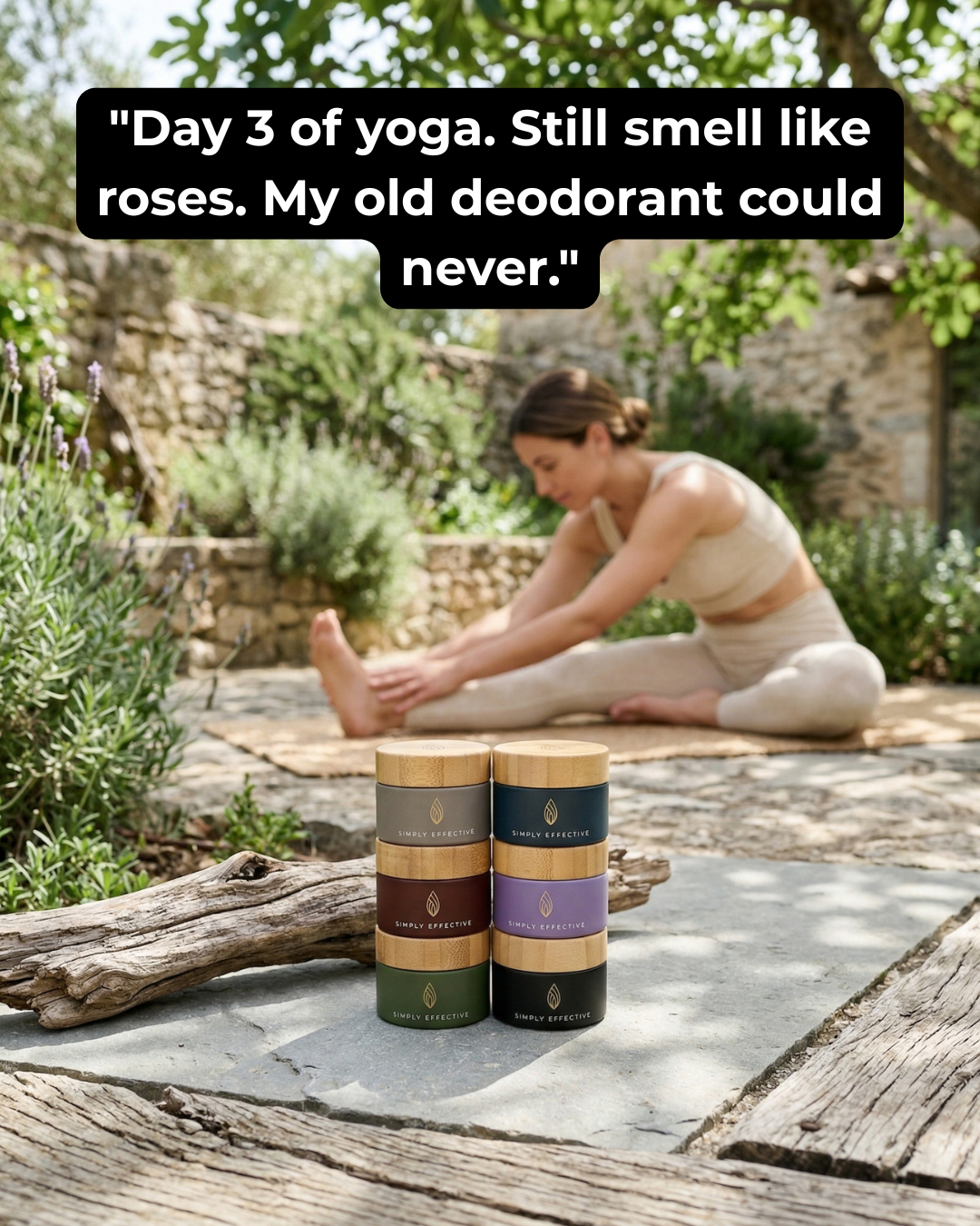 Simply Effective - Natural Deodorant Facebook ad