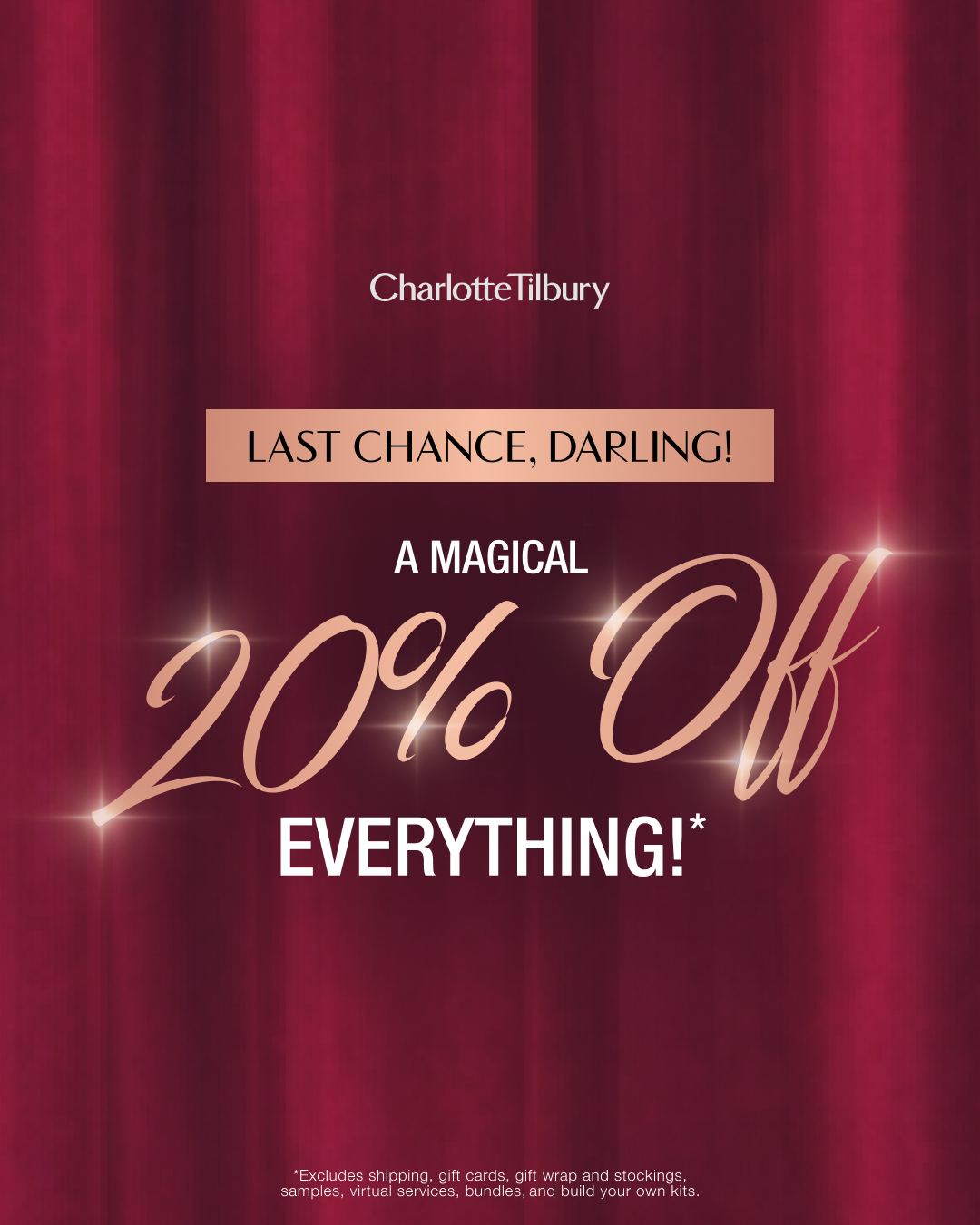 Charlotte Tilbury Facebook ad
