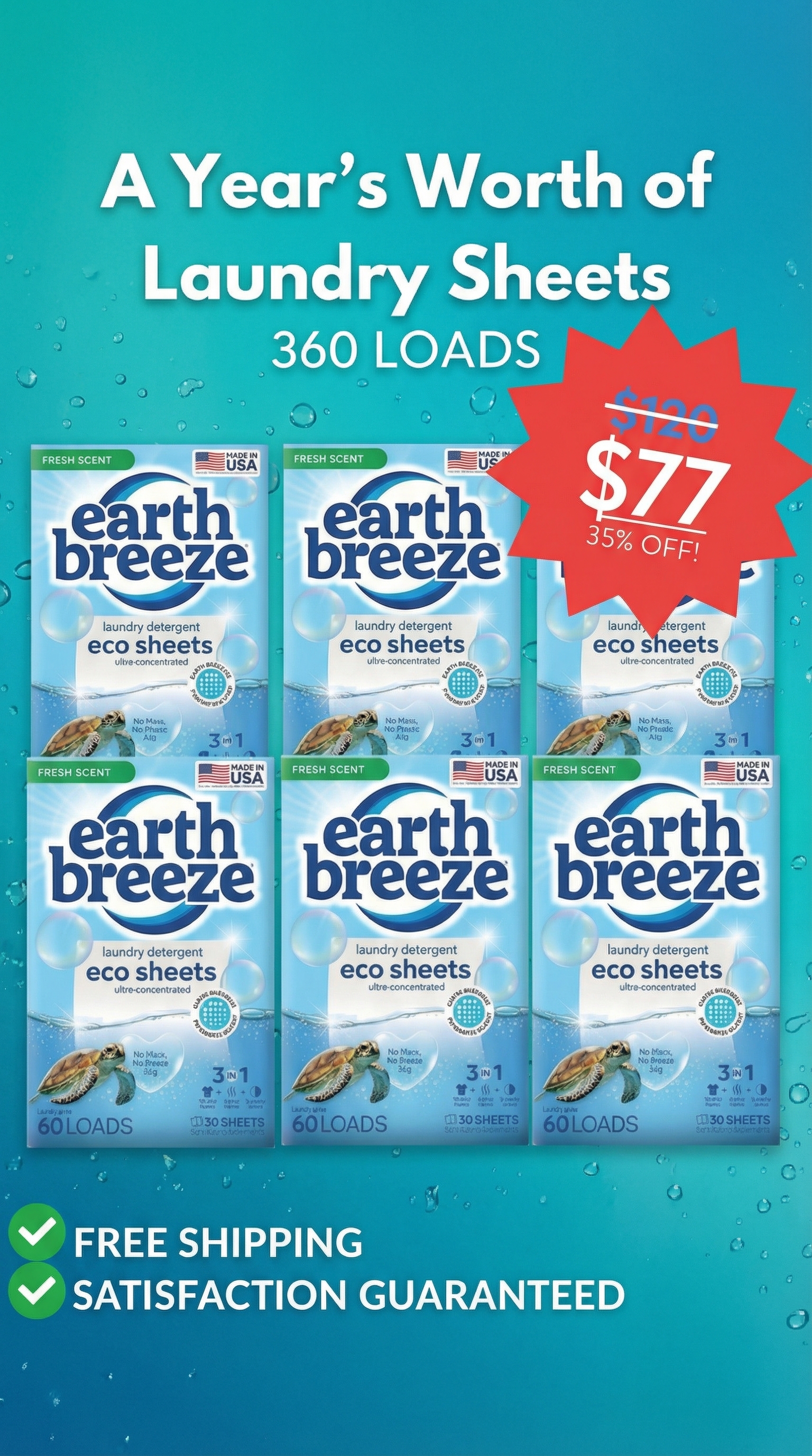 Earth Breeze Facebook ad