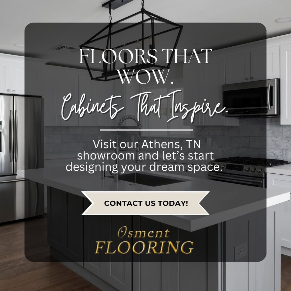 Osment Flooring Facebook ad: Floors that wow.