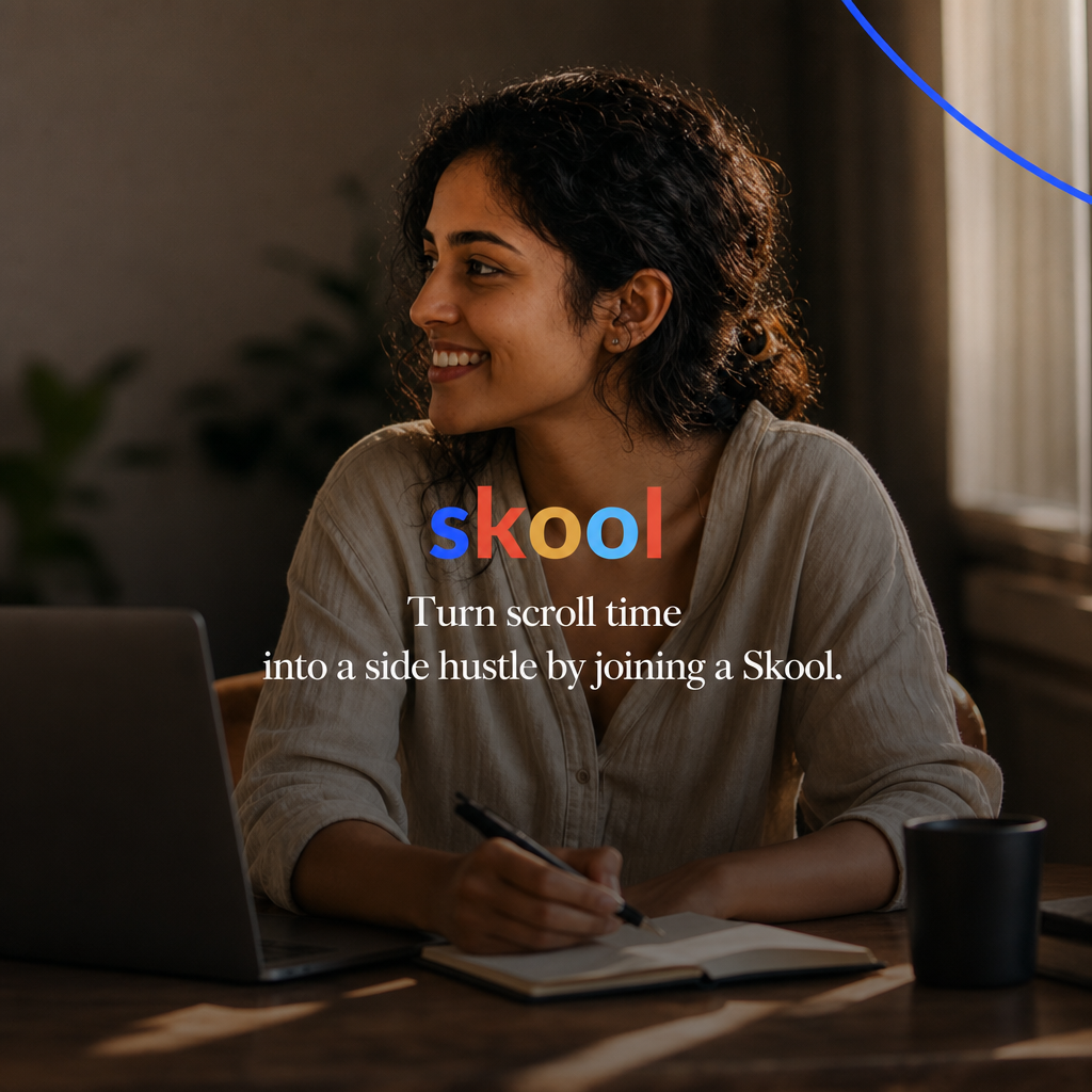 Skool Facebook ad