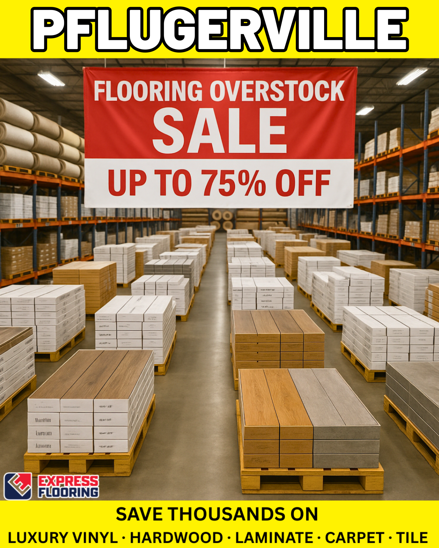 Express Flooring Facebook ad