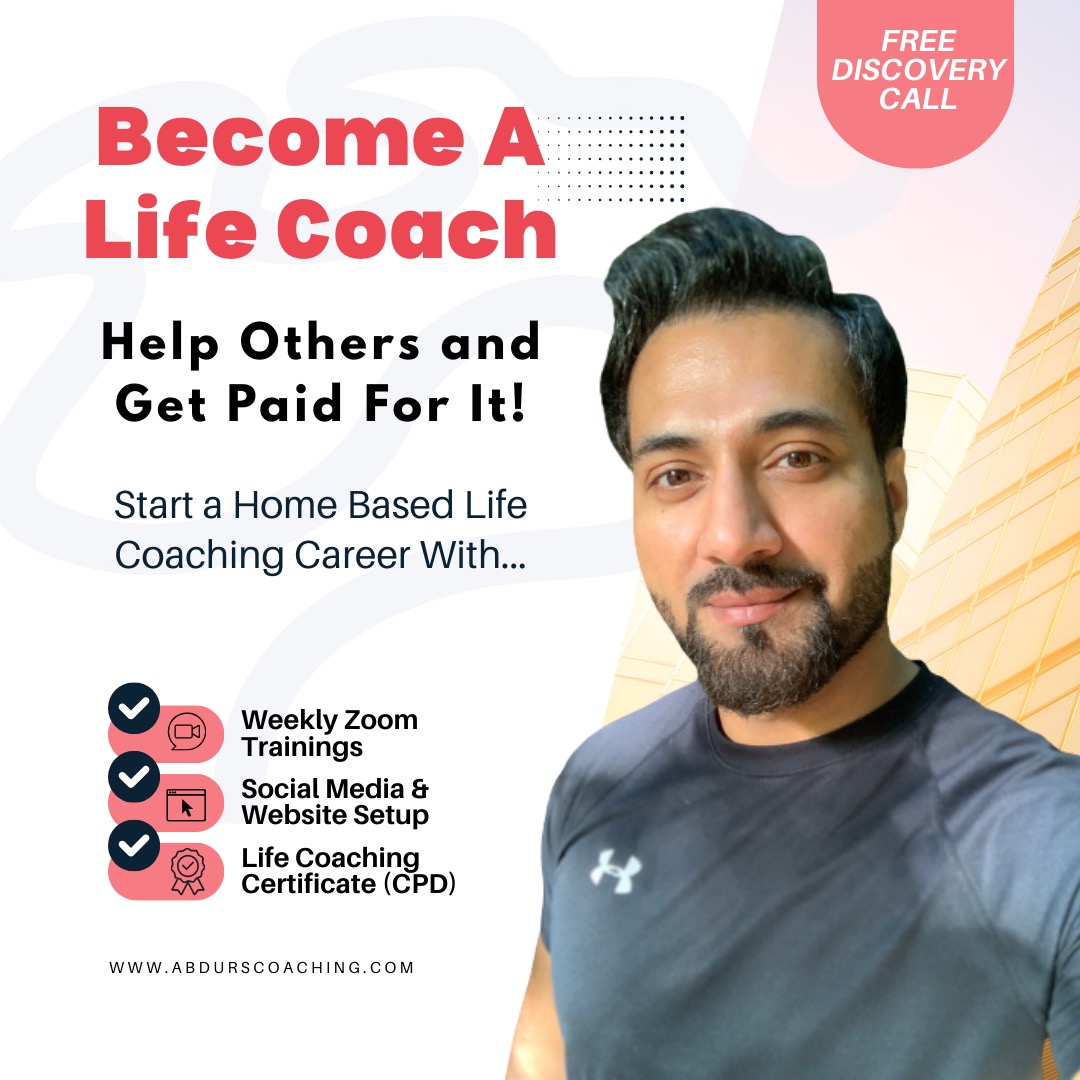 Abdur Rehman - Coach Facebook ad: Become A Life Coach