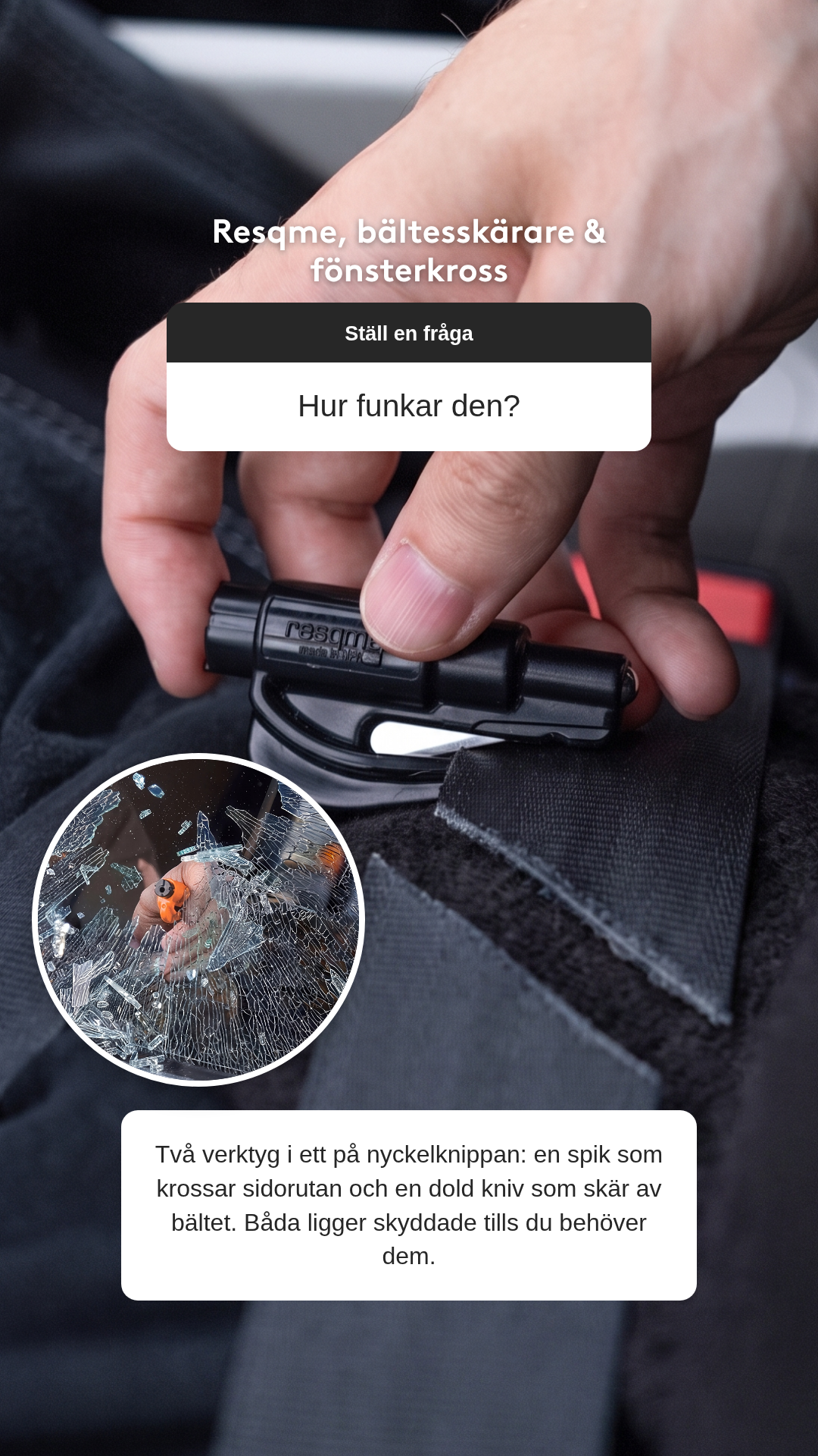 SmartaSaker Facebook ad: Smart och prisvärd säkerhet